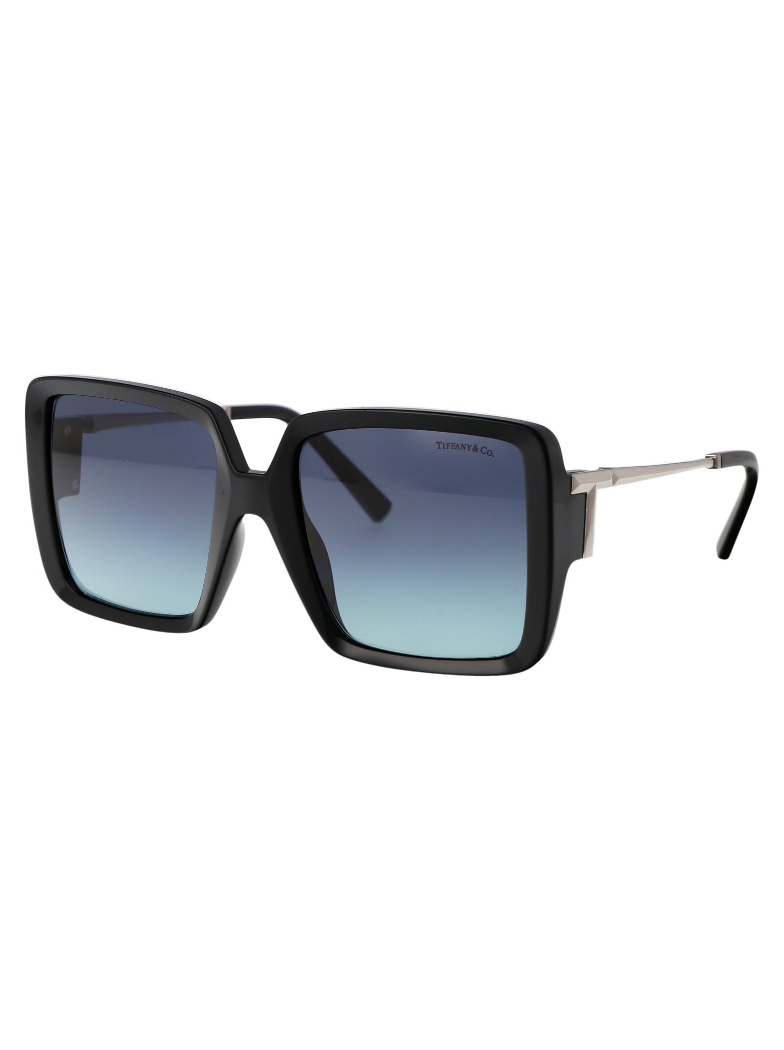 Shop Tiffany &amp; Co. 0tf4212u Sunglasses In 83429s Black