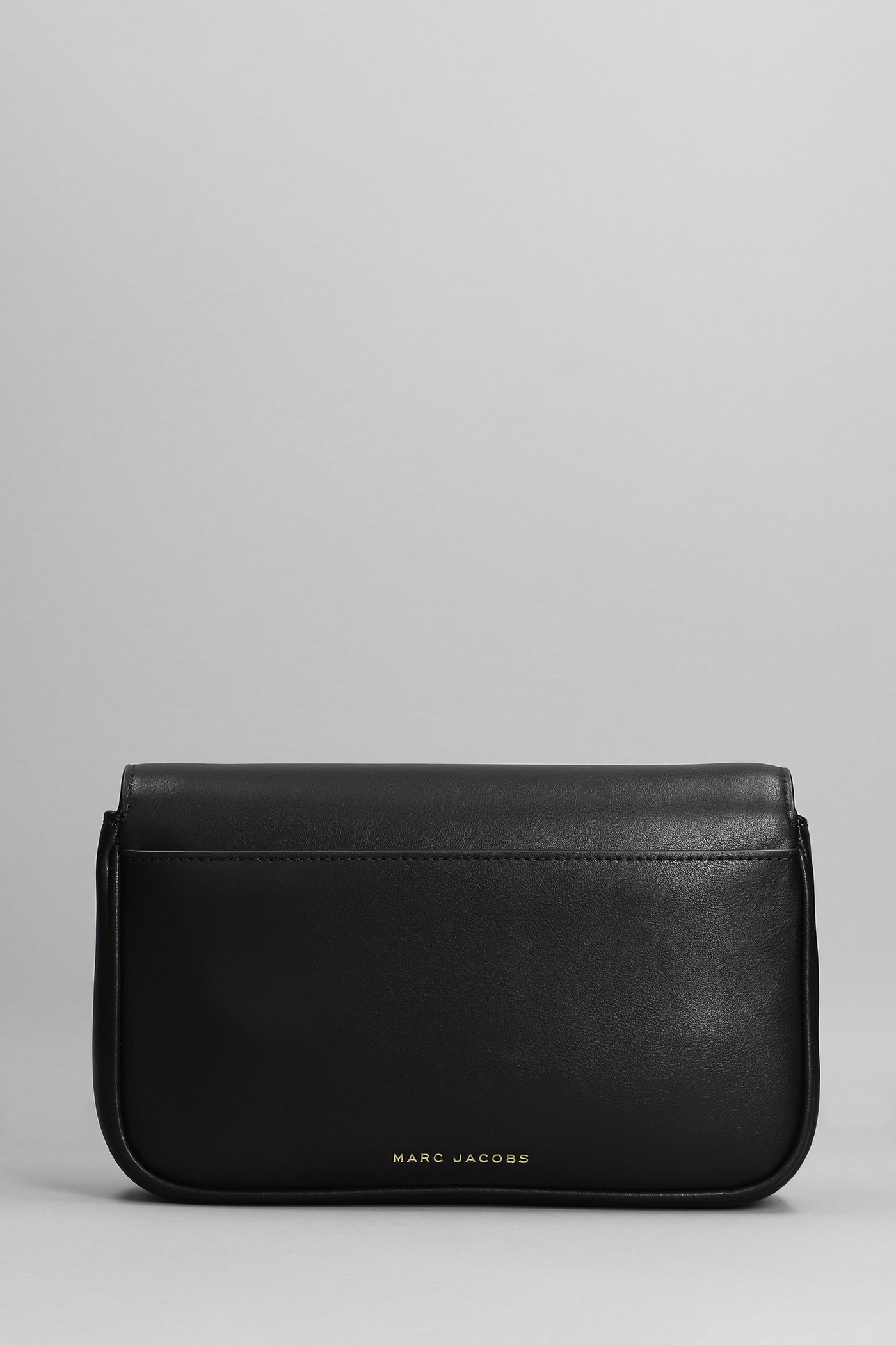 MARC JACOBS THE SHOULDER BAG SHOULDER BAG IN BLACK LEATHER 