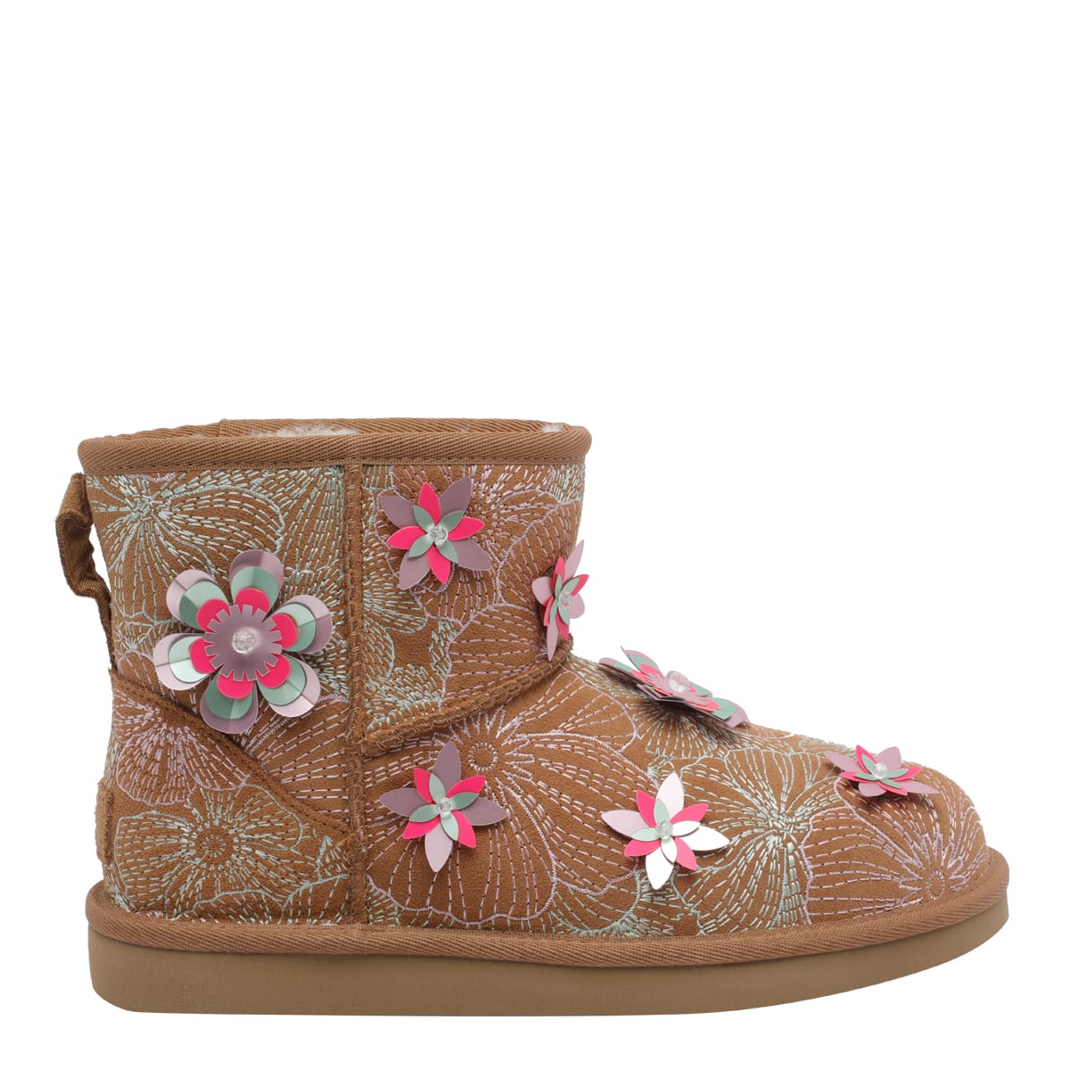 Ugg Mini Classic Meadow In Brown