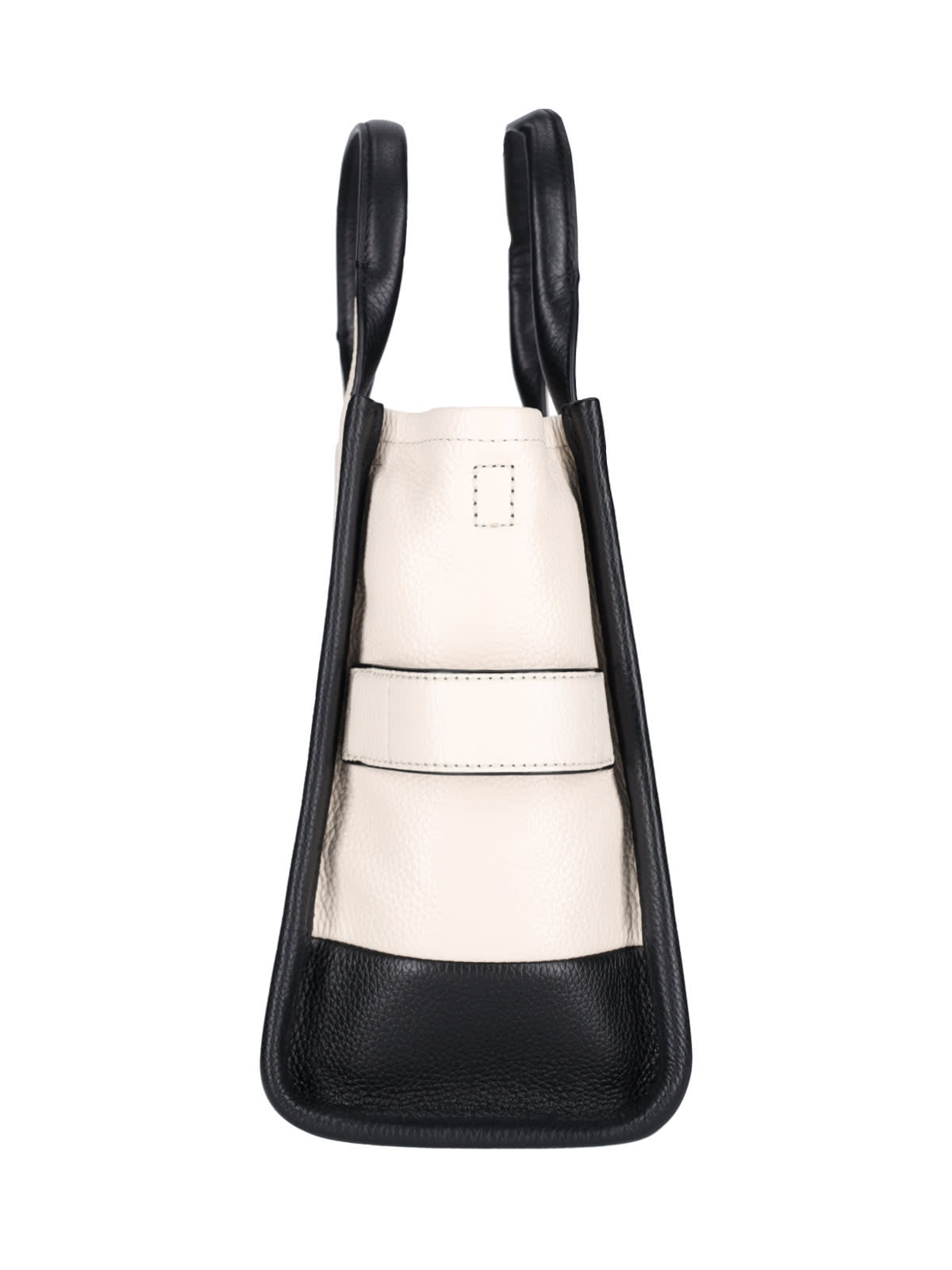 Shop Marc Jacobs The Colorblock Media Tote Bag In Crema