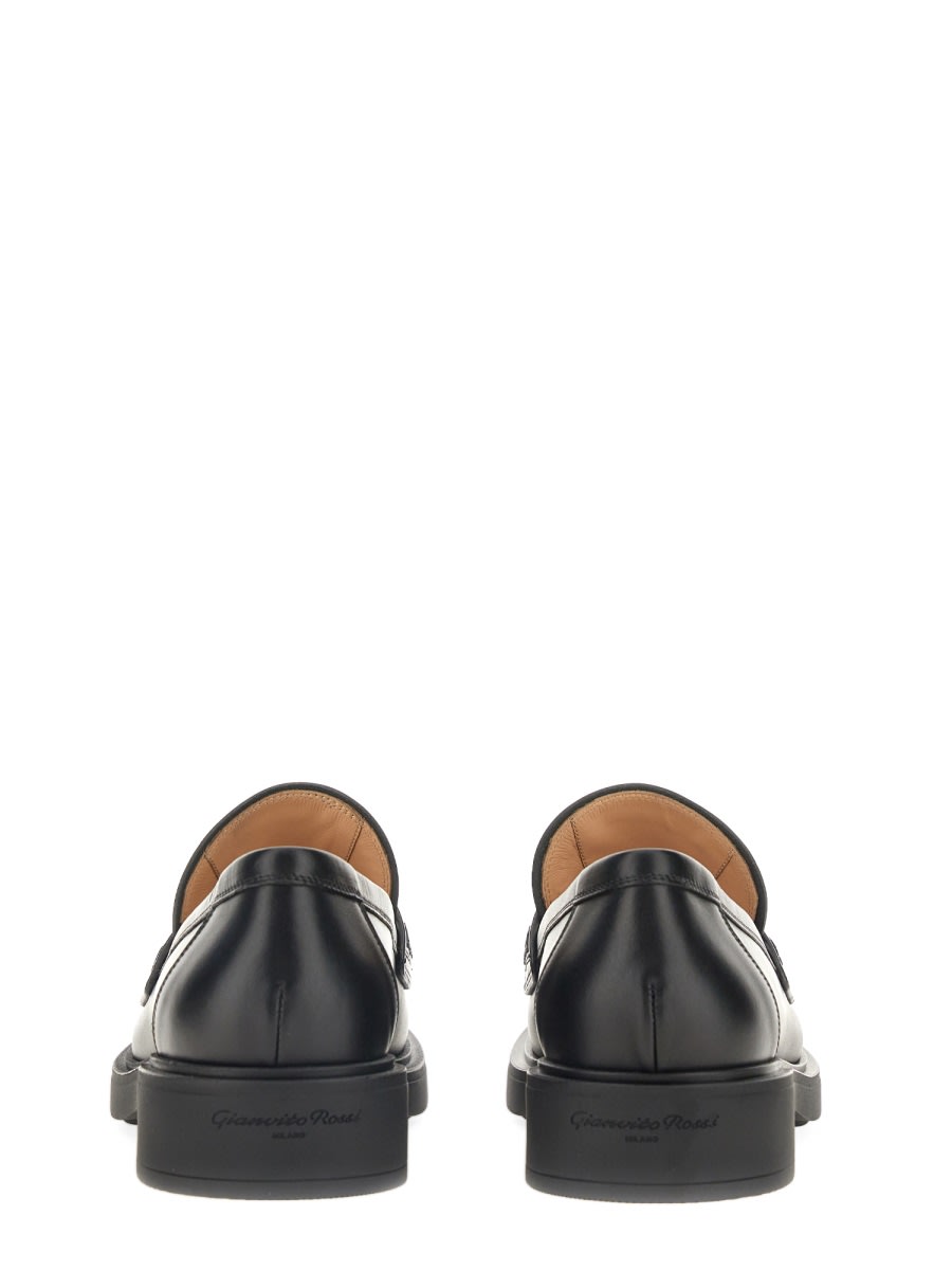 Shop Gianvito Rossi Harris Loafer In Black