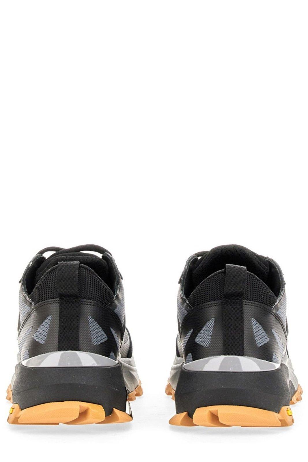Shop Philippe Model Paris Rocx Lace-up Sneakers In Black