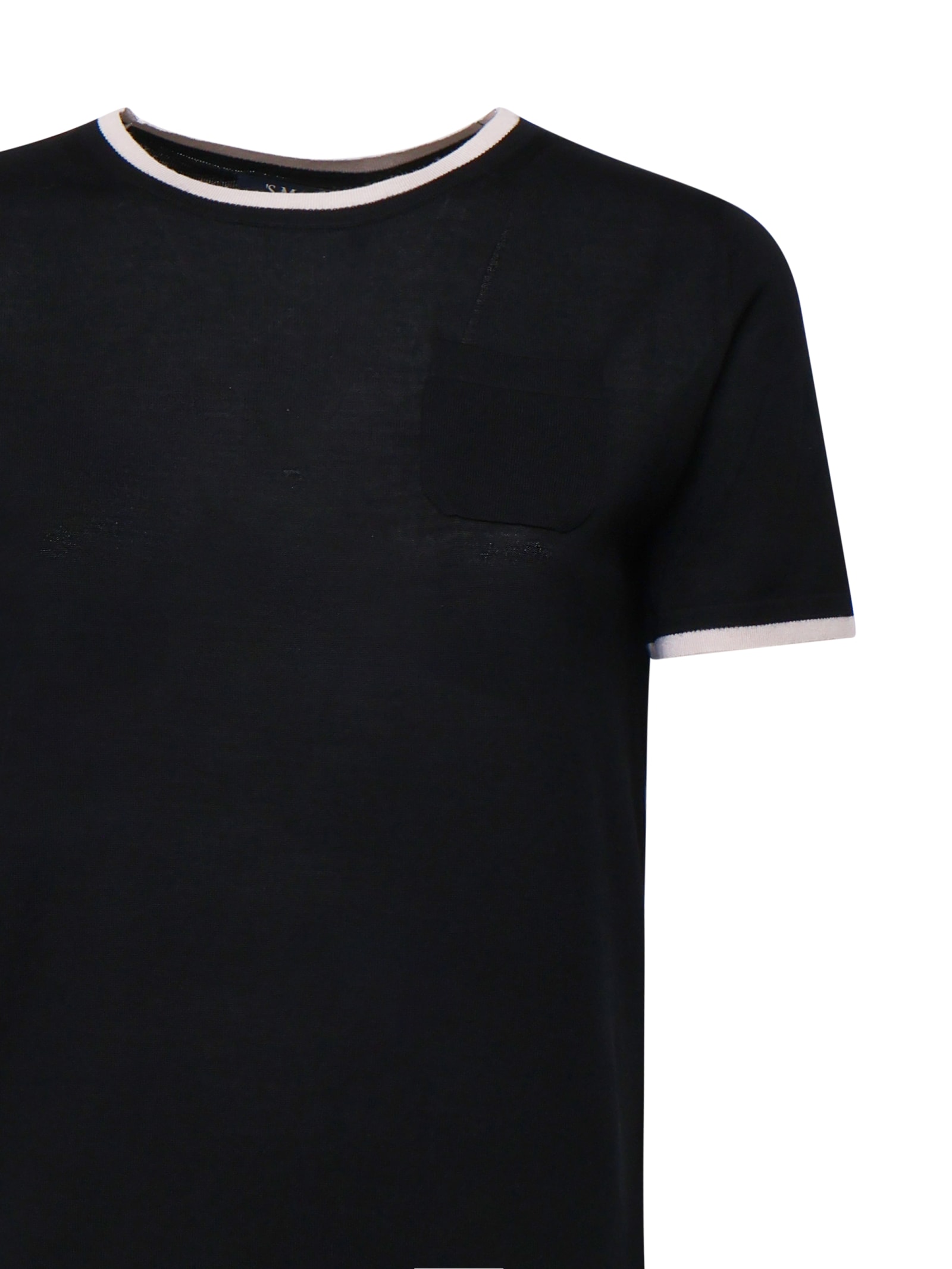 Shop 's Max Mara Egidio T-shirt In Virgin Wool In Black