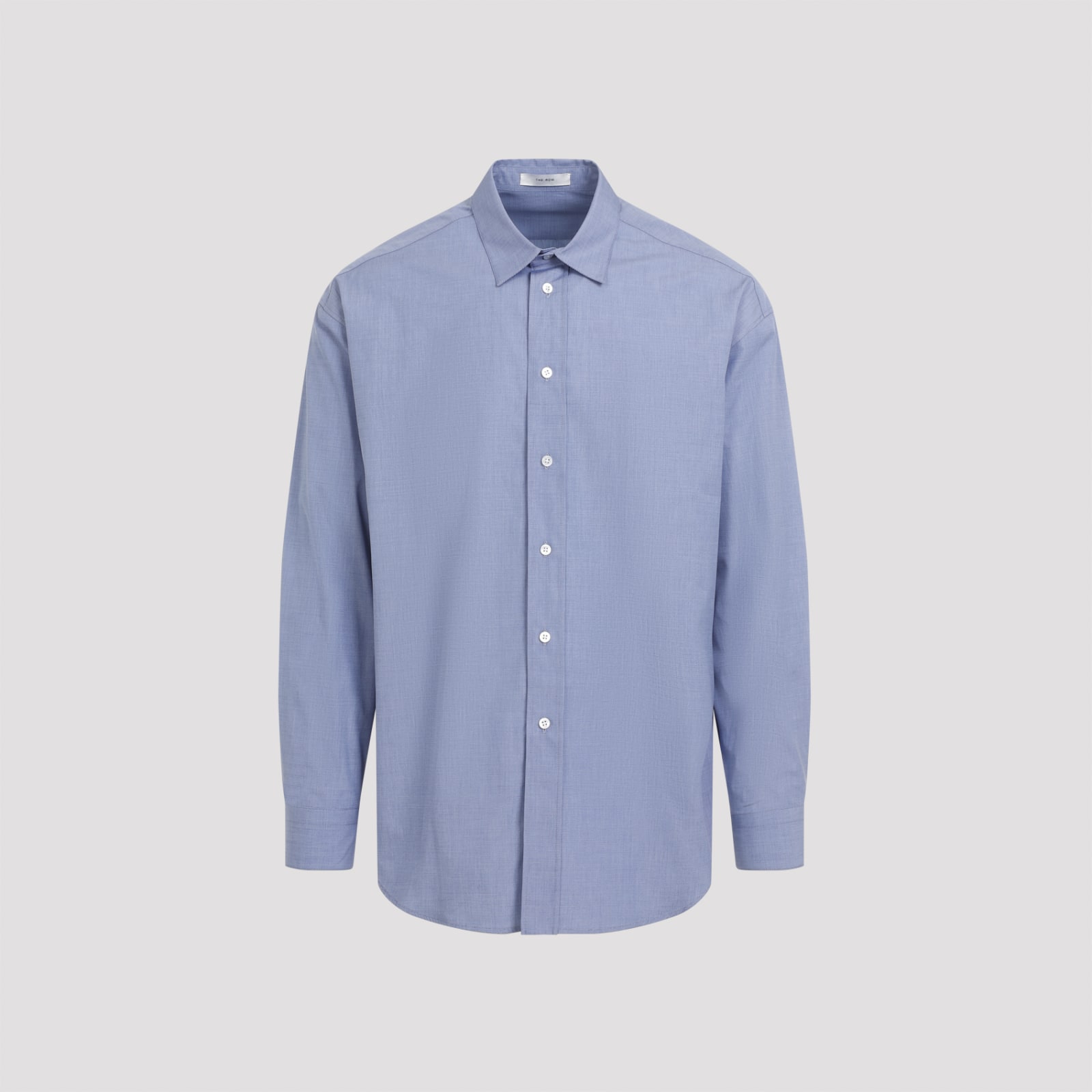 Shop The Row Miller Shirt In Oxf Oxford Blue