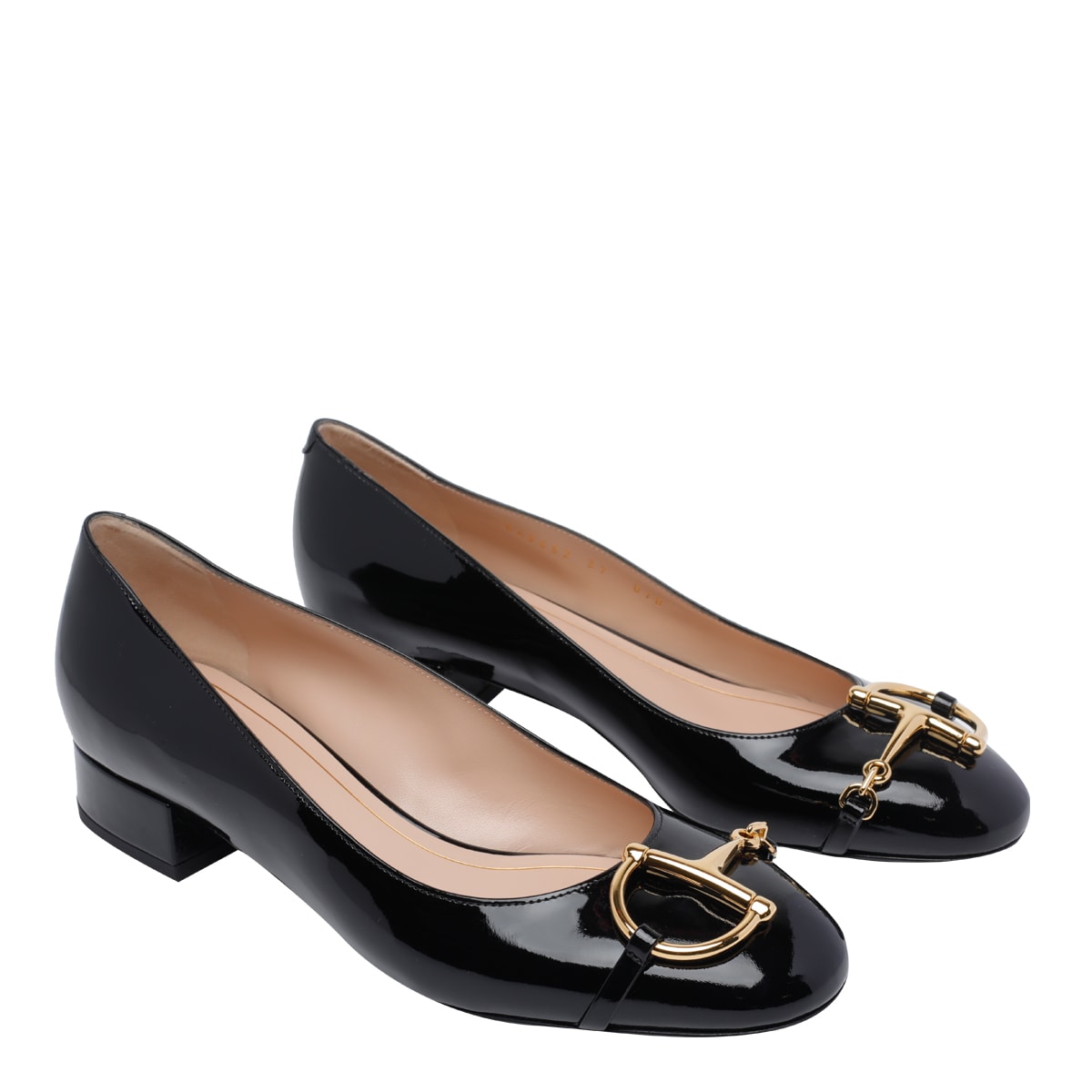 Gucci Half Horsebit Ballet Flats In Black