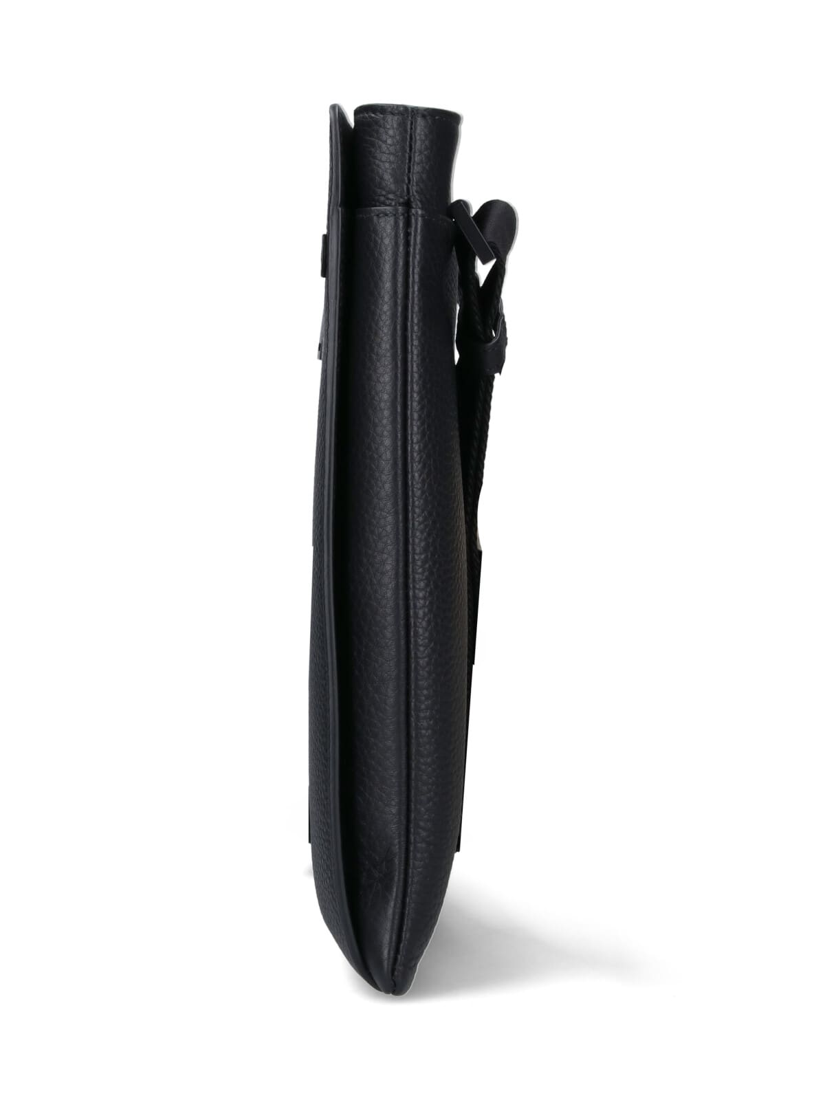 Ferragamo Logo Shoulder Bag In Black