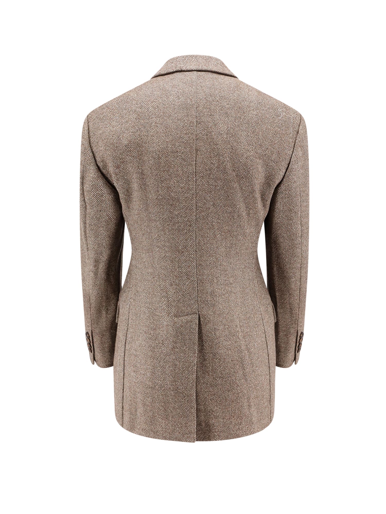 Shop Brunello Cucinelli Blazer In Brown