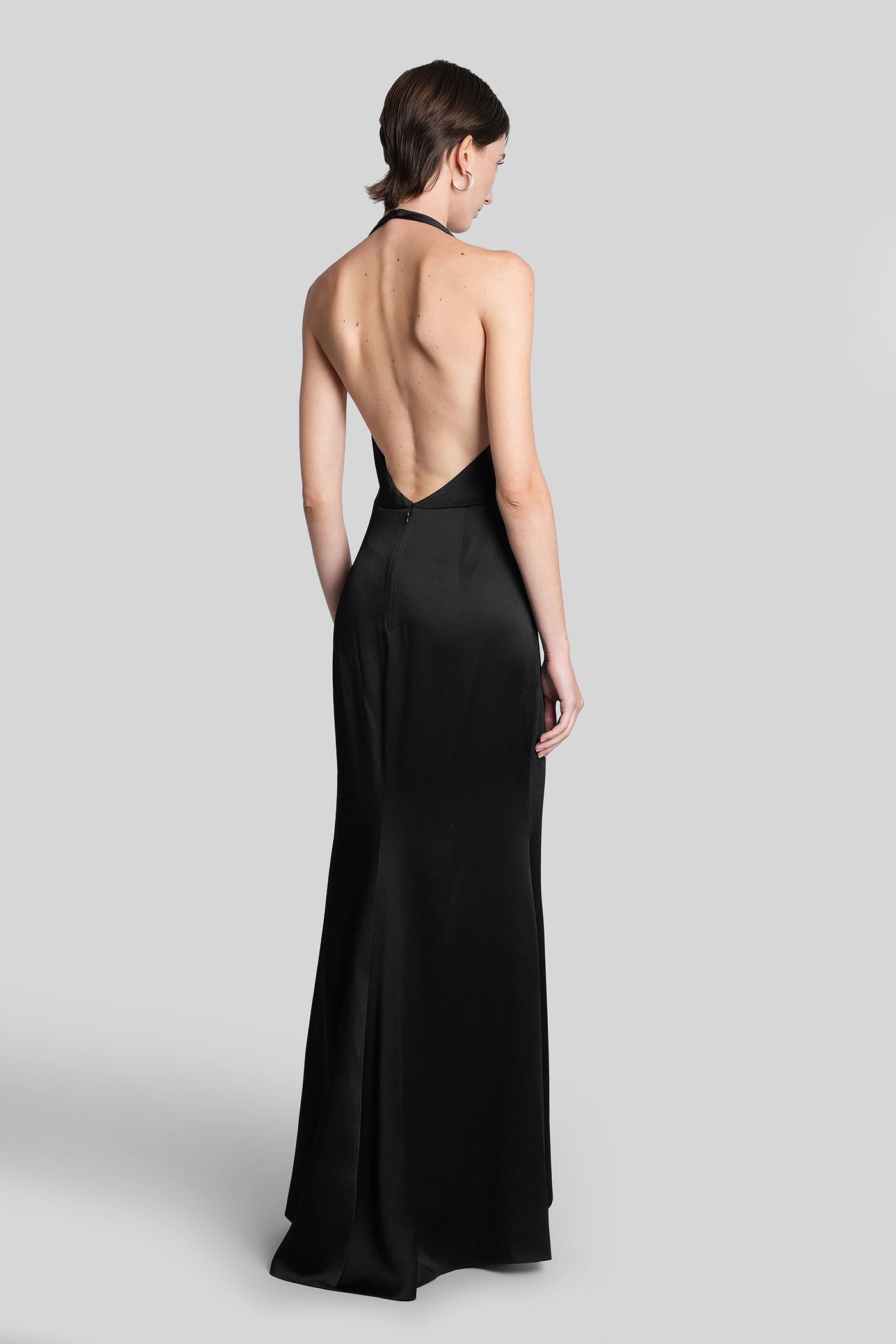 Givenchy Long Dress In Black Viscose In Black