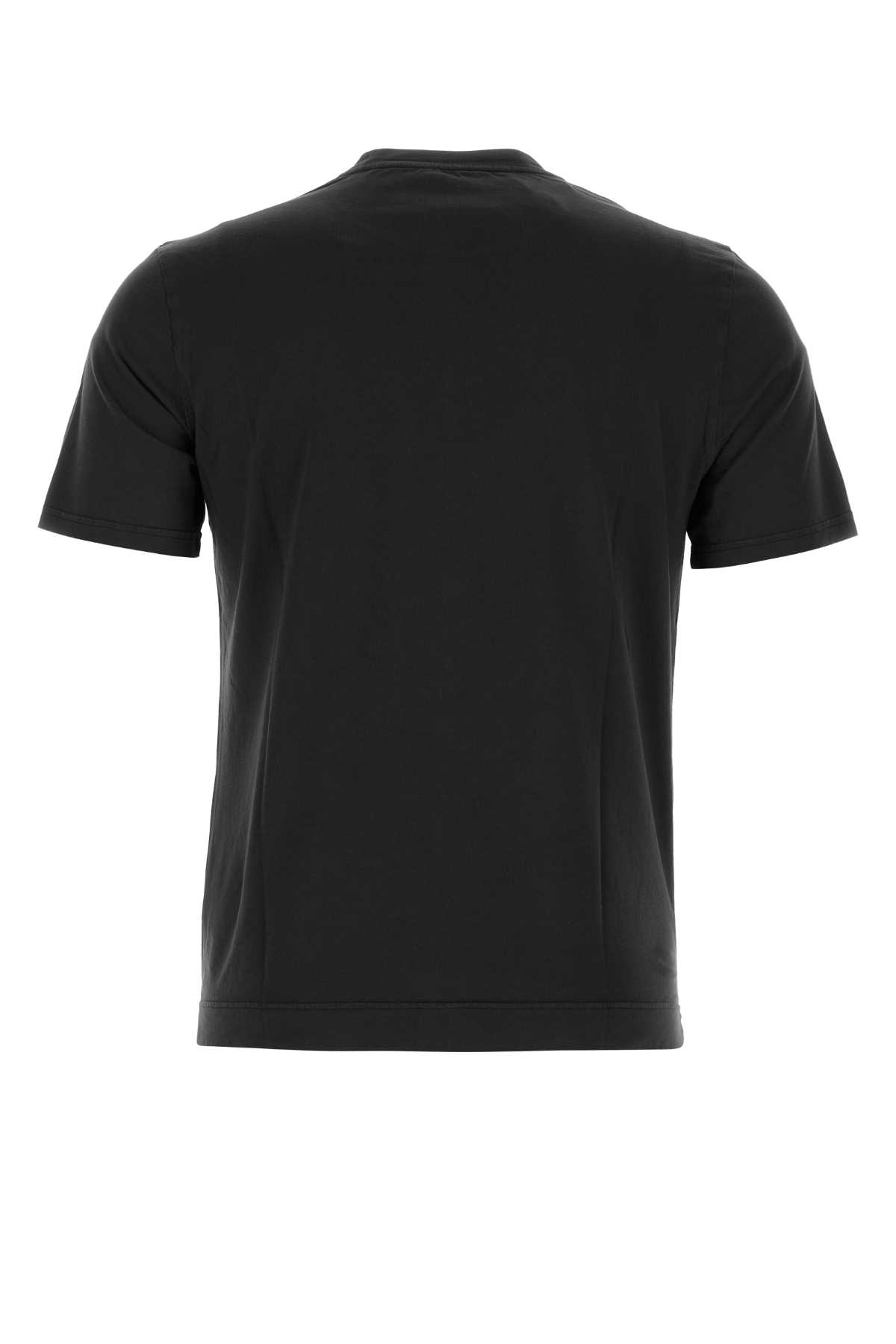 Shop Fedeli Black Cotton Extreme T-shirt In Nero