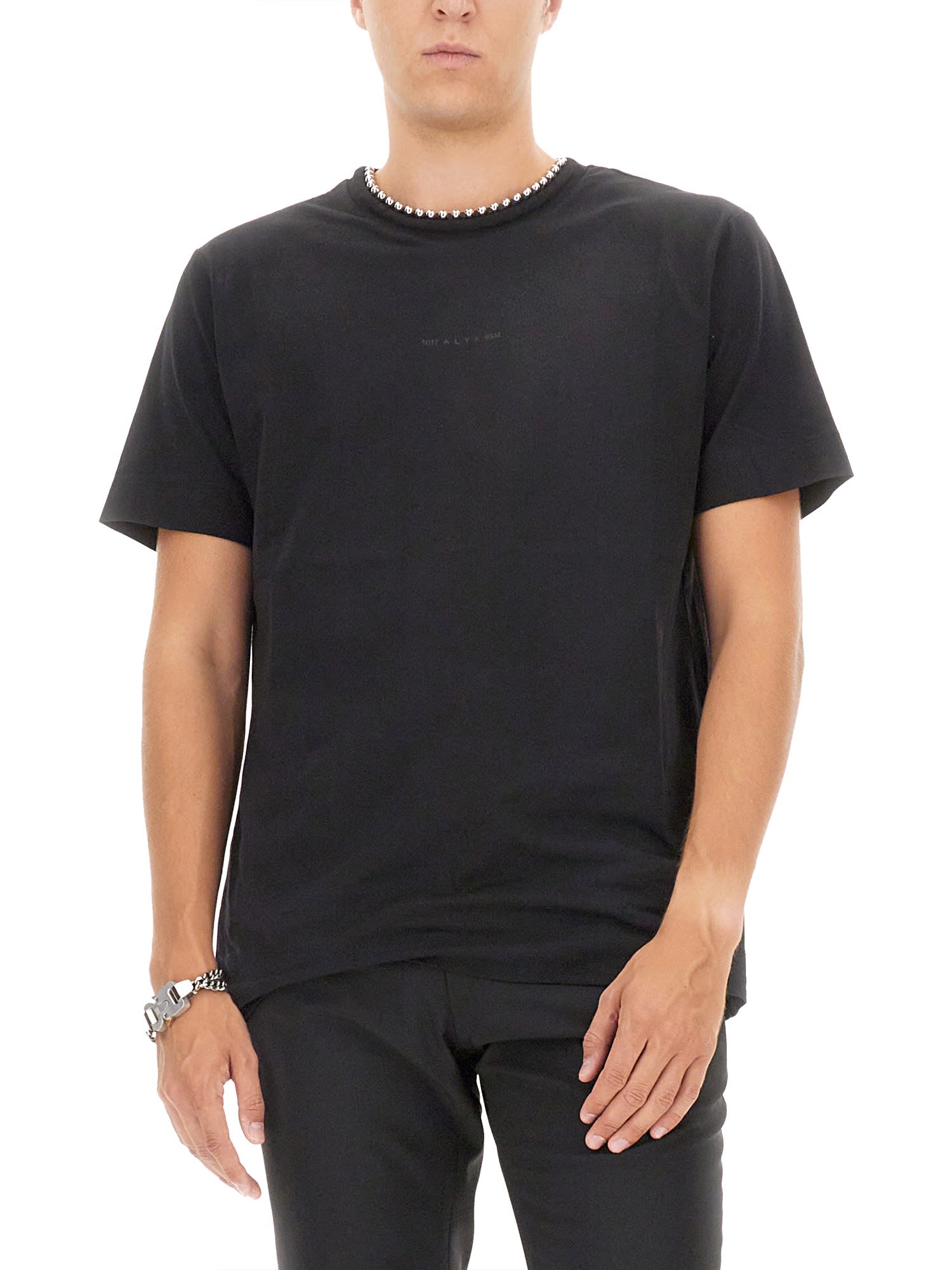 Shop Alyx Ball Chain T-shirt In Black