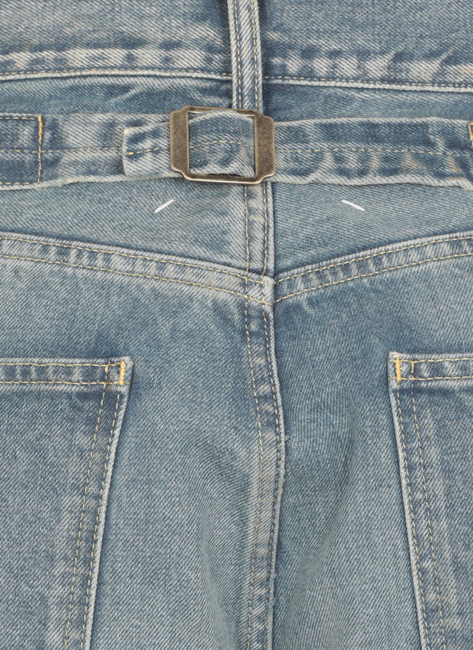 Shop Maison Margiela Cotton Jeans In Blue