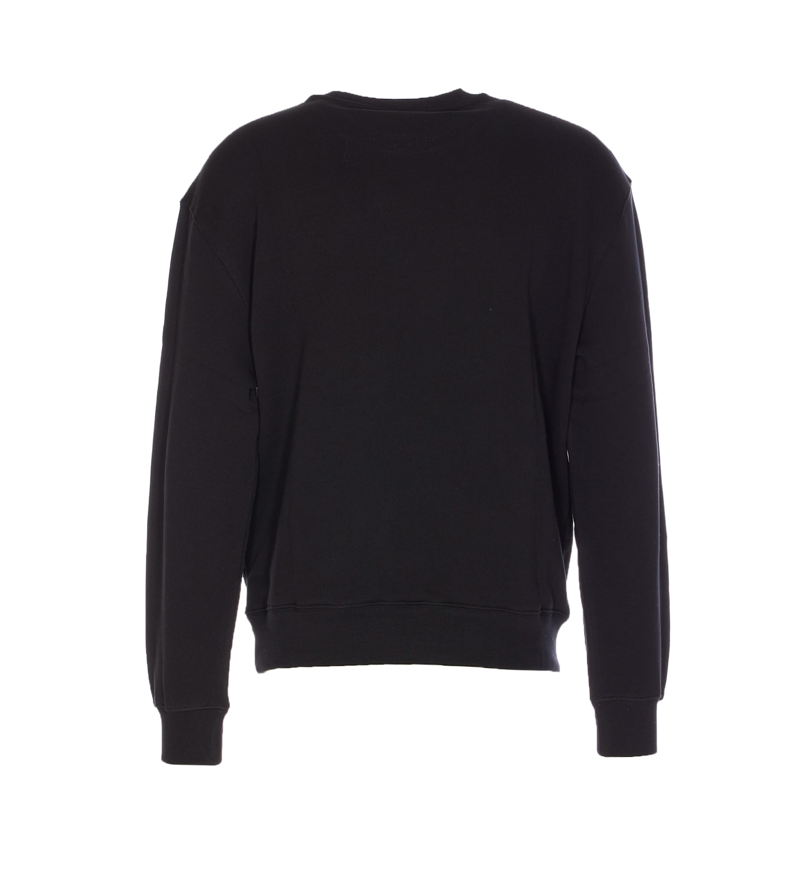 Shop Maison Kitsuné Speedy Fox Patch Sweatshirt In Black