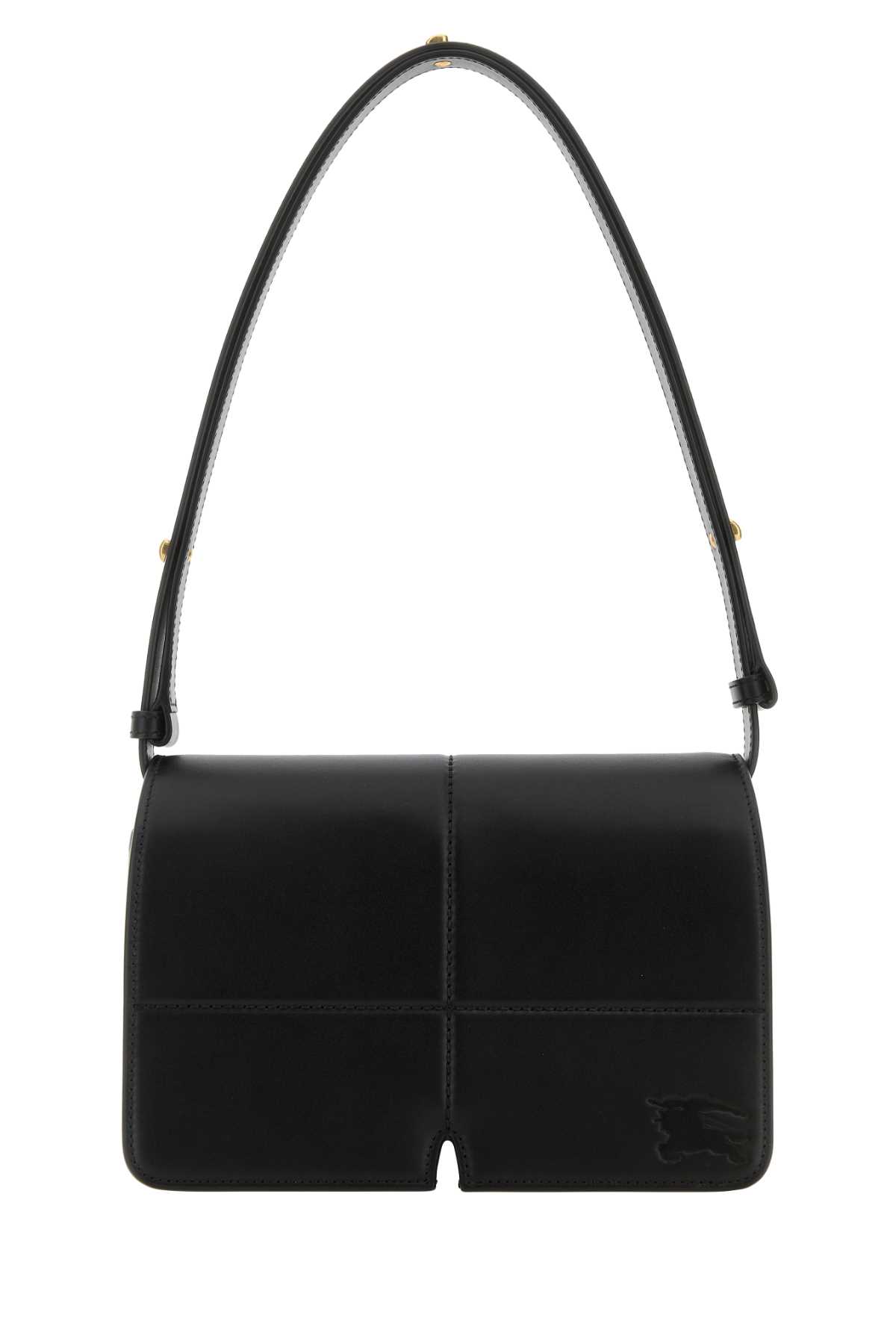 Shop Burberry Black Leather Snip Shoulder Bag