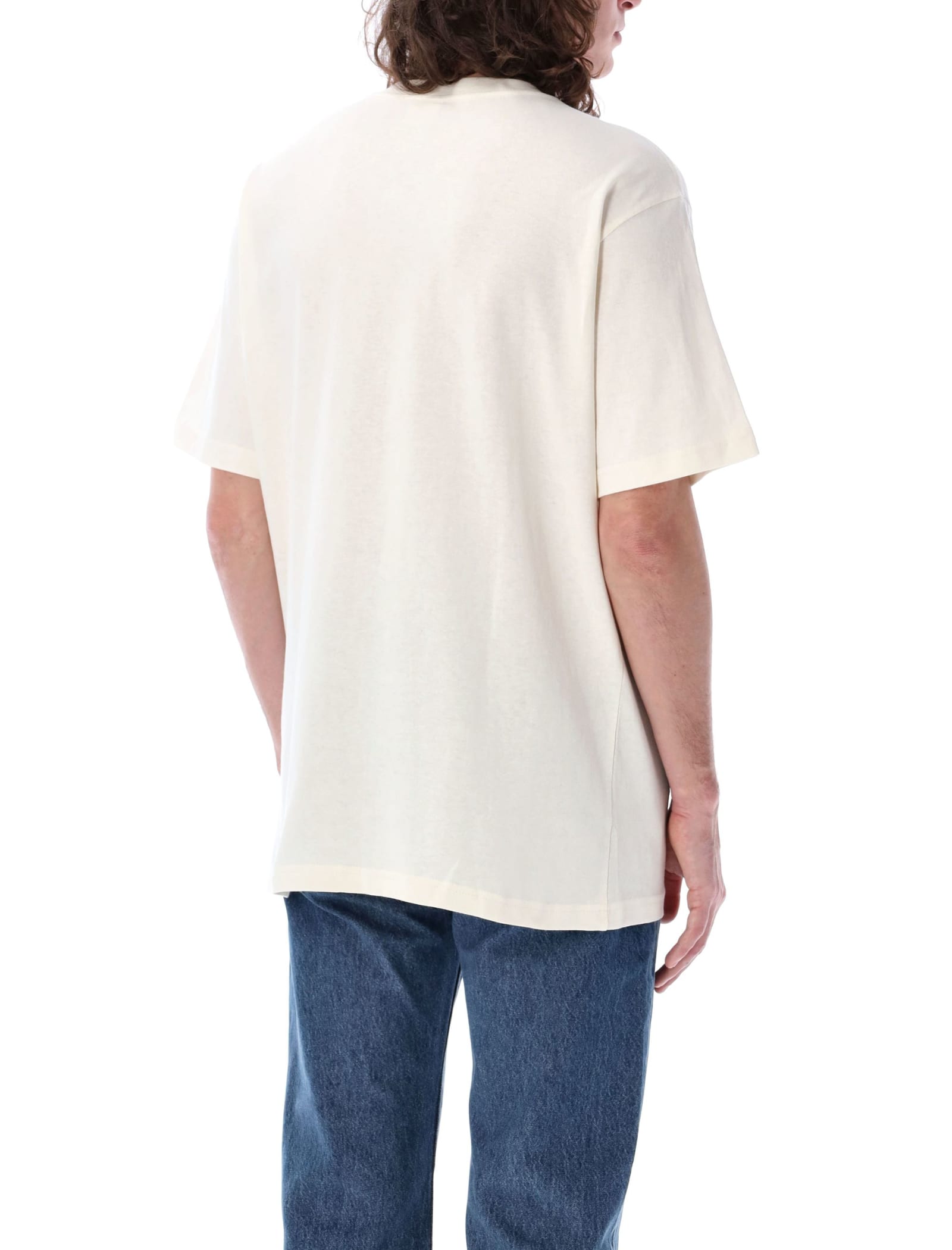 Shop Filson Embroidered Pocket T-shirt In Off White