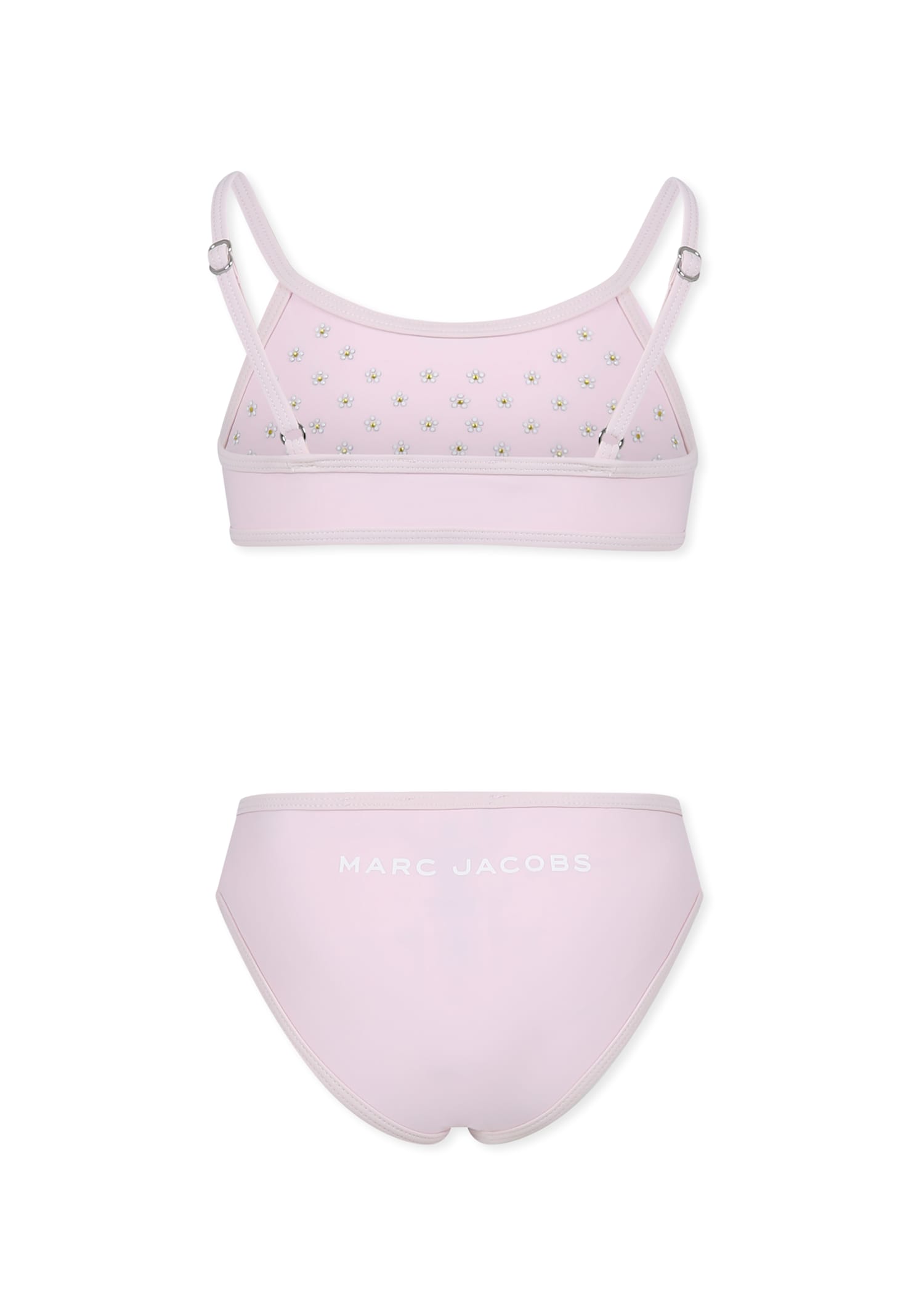 Marc Jacobs Pink Bikini For Girl With Flowers In Pink