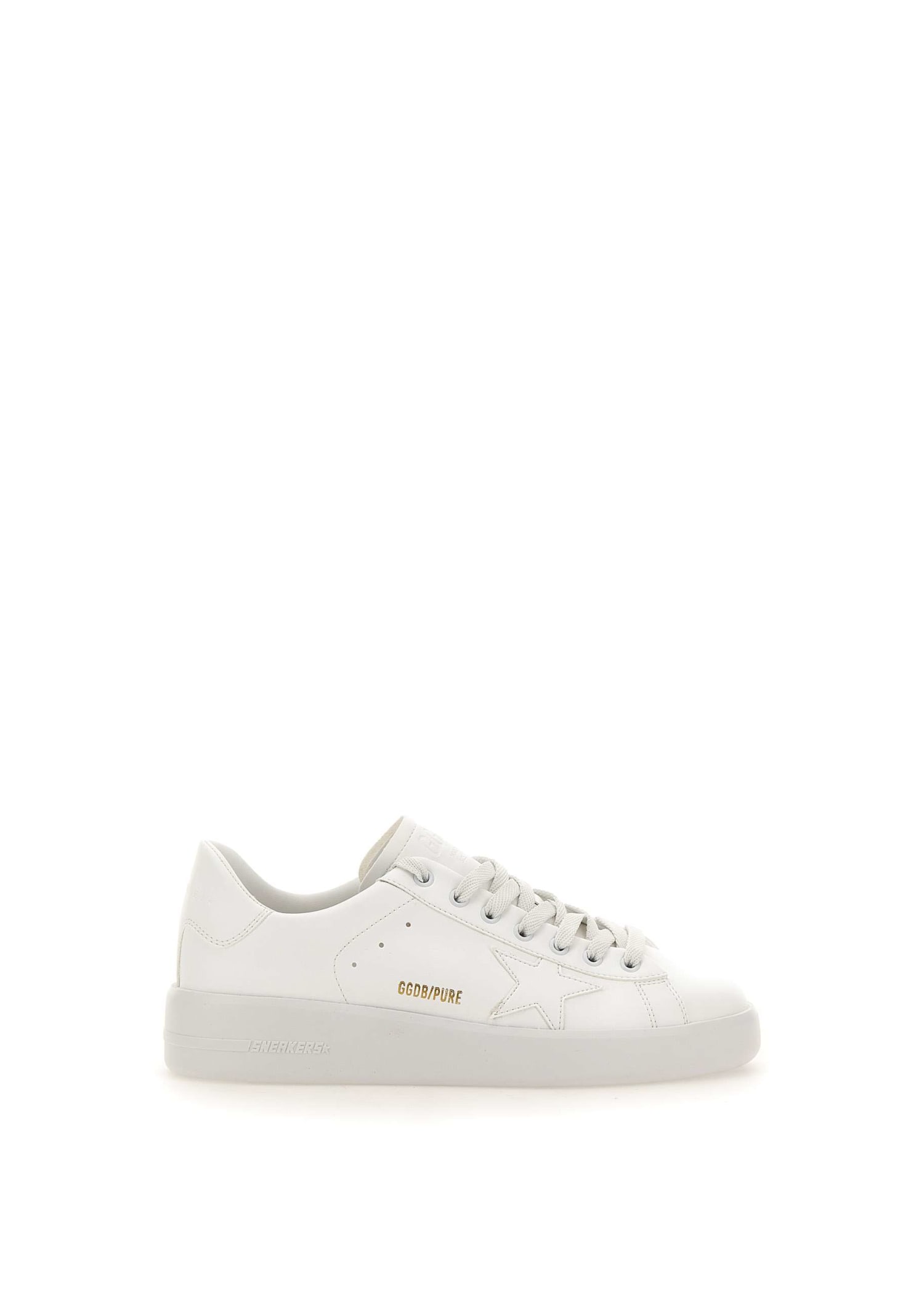 Golden Goose Purestar Bio-based Leather Sneakers In White