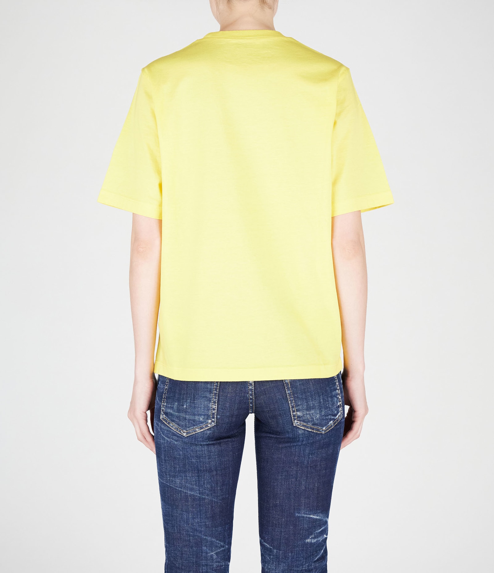 Shop Dsquared2 T-shirts In Yellow
