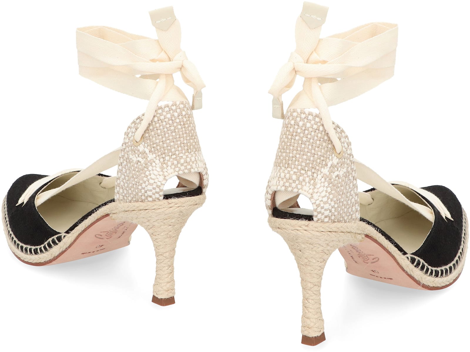 CASTAñER CASTANER X MANOLO BLAHNIK - CASTA CANVAS HEEL ESPADRILLES