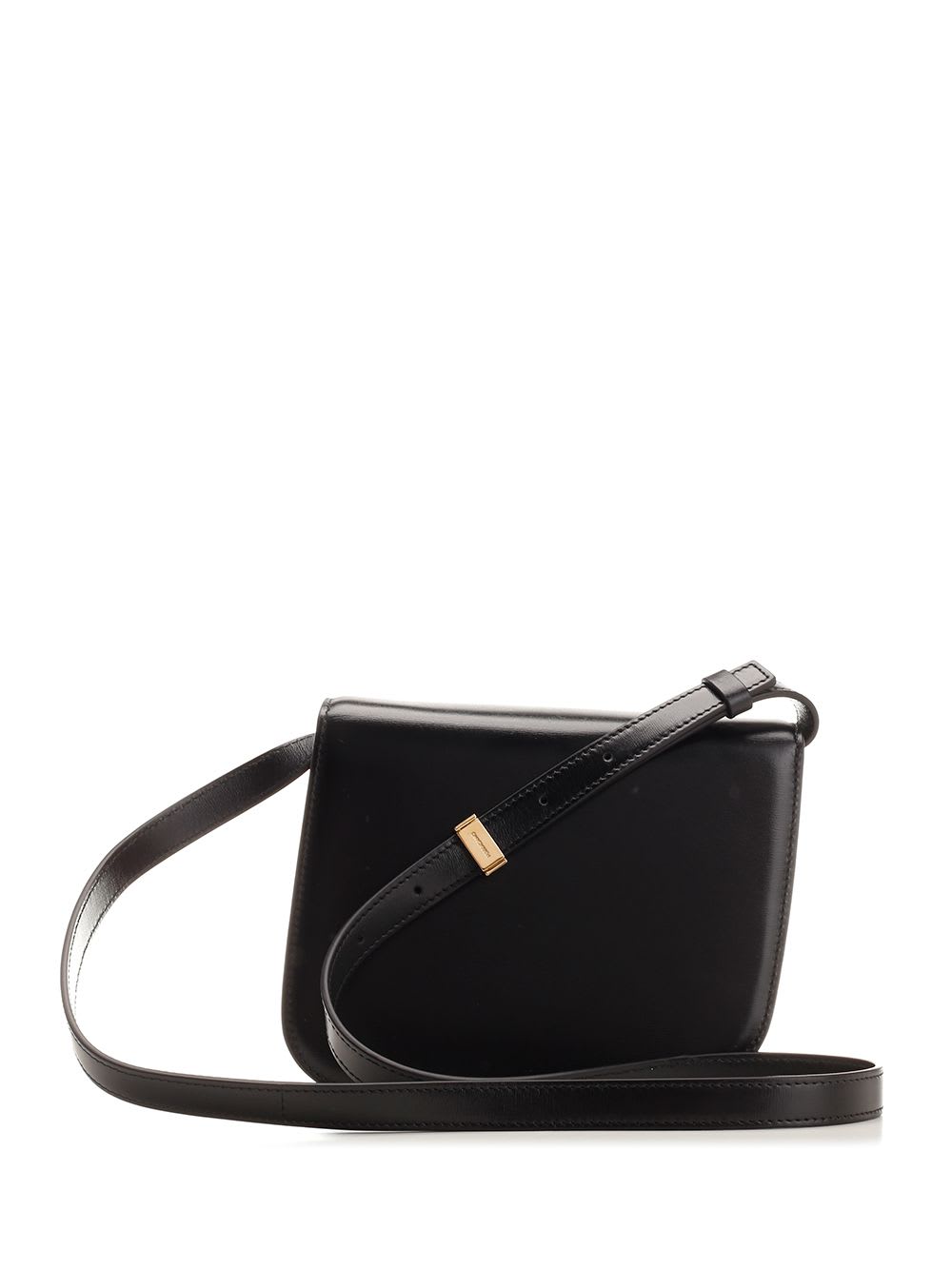 Shop Ferragamo Fiamma S Shoulder Bag In Black