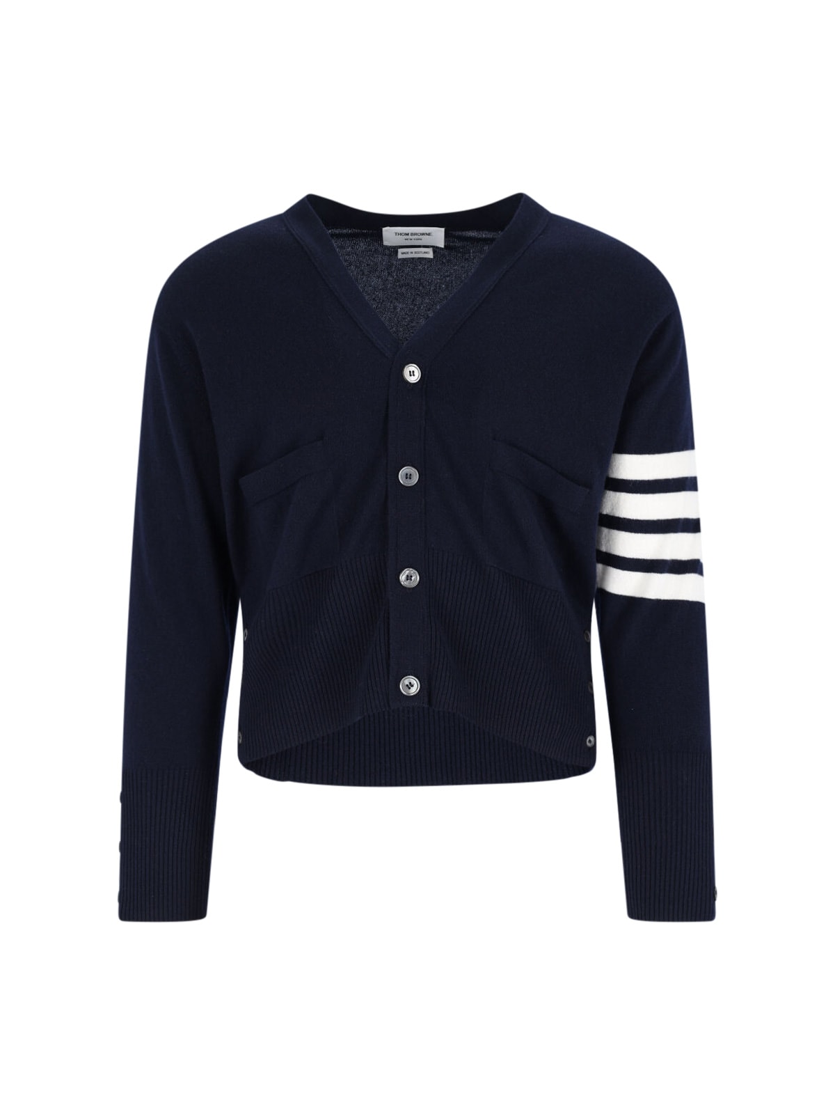 Thom Browne 4-bar Crop Cardigan - Thom Browne - Modalova