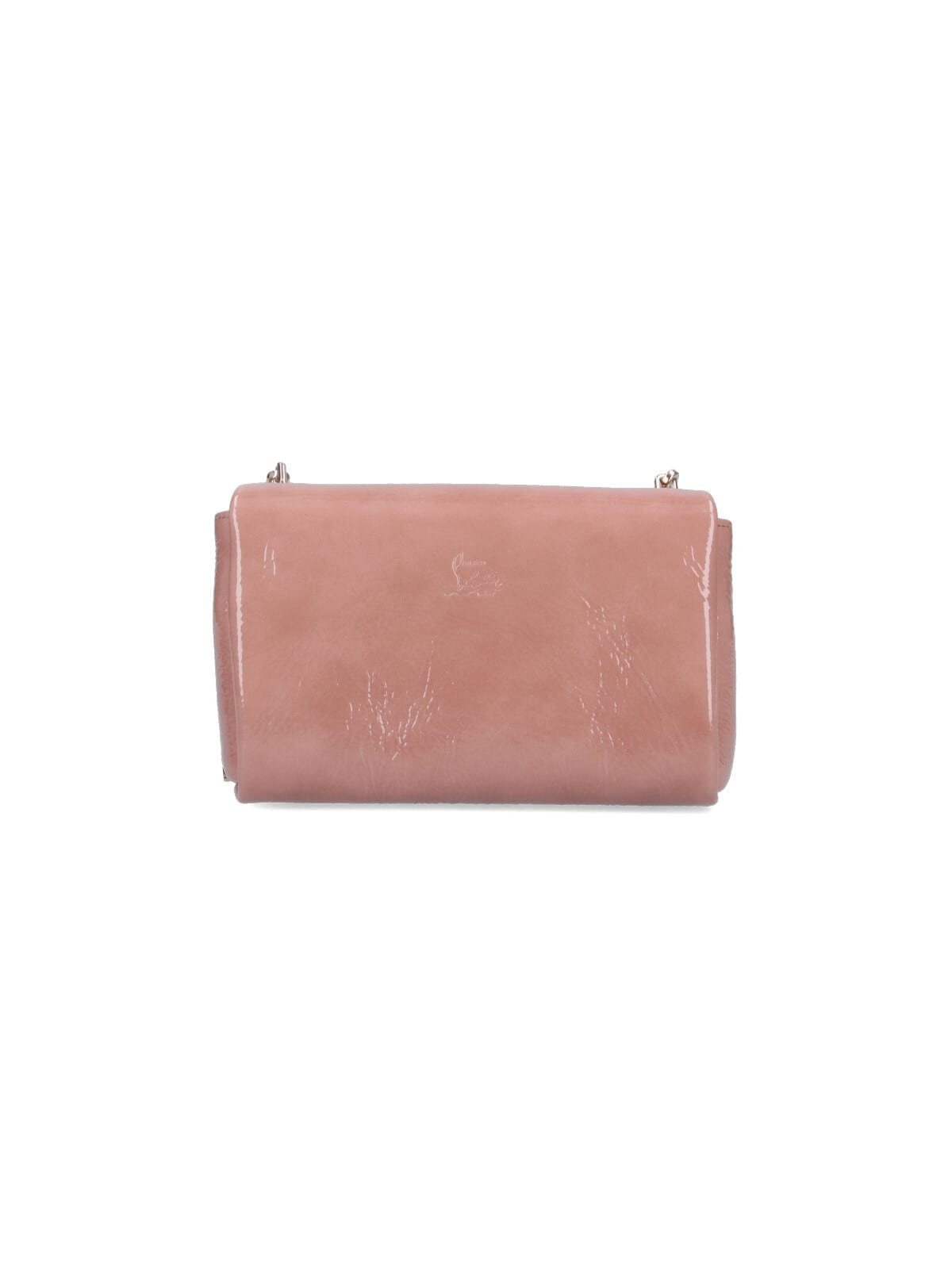 Christian Louboutin Loubi54 Soft Pouch Patent Vog In Pink