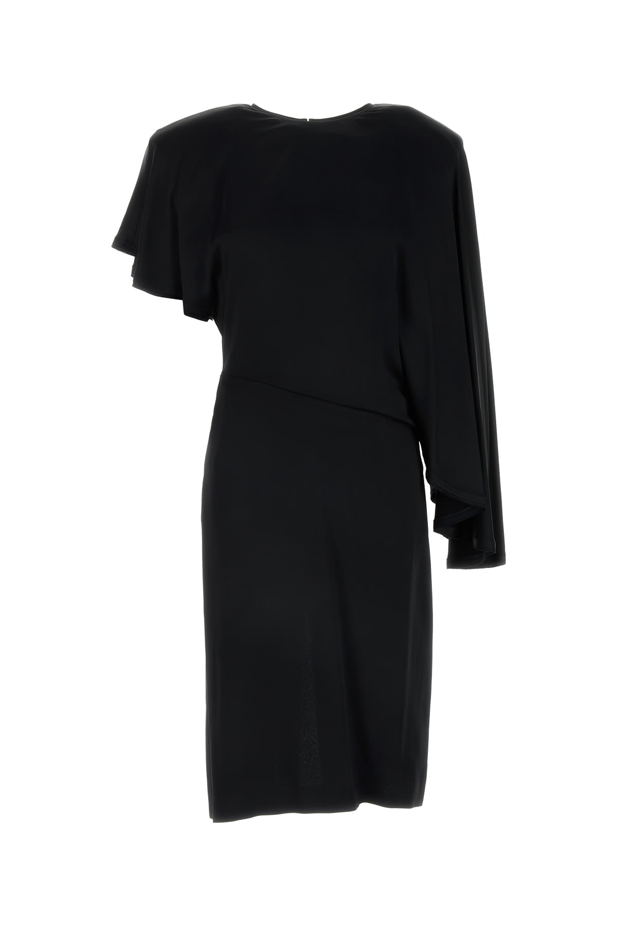 Shop Stella Mccartney Draped Dress In Black