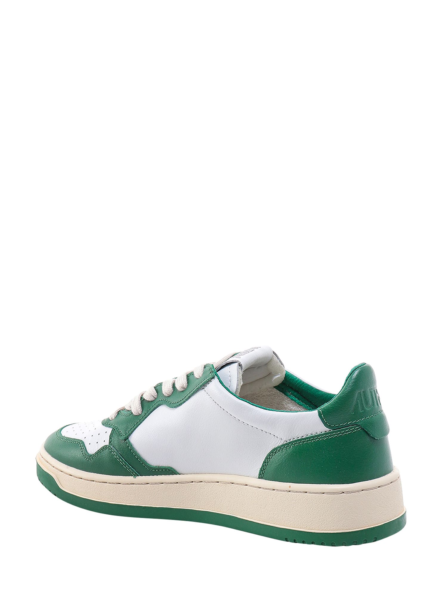 Shop Autry Sneakers In Wht/green