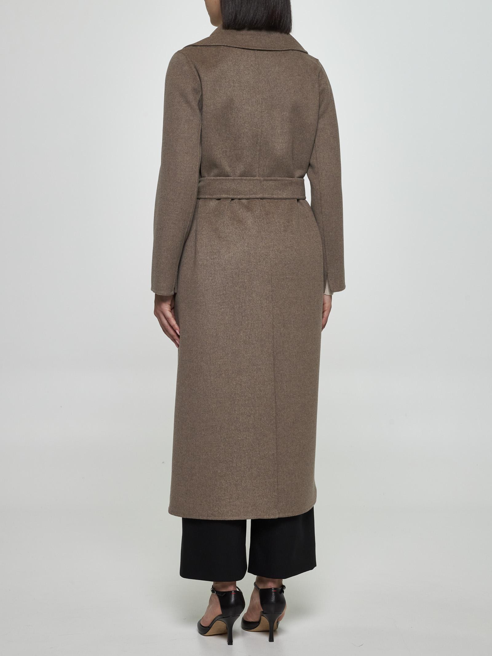 Shop 's Max Mara Poldo Wool Coat In Turtledove