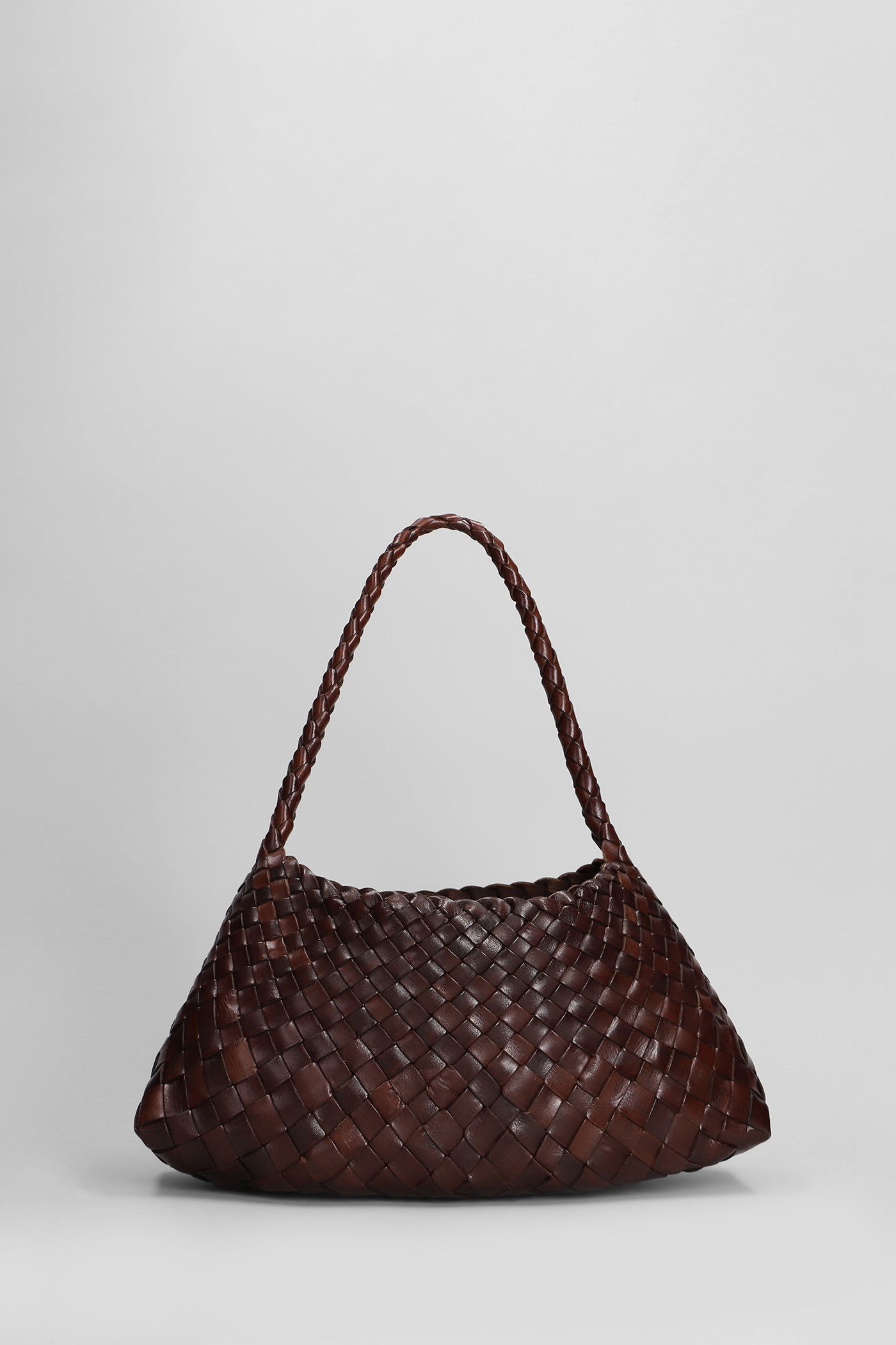 Dragon Diffusion Rosanna Mini Hand Bag In Brown Leather In Brown