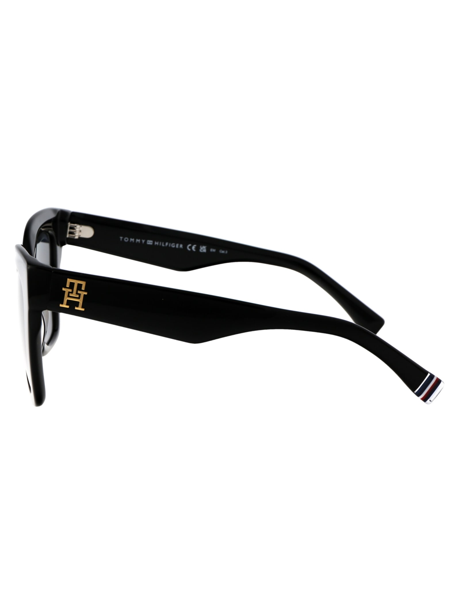 Shop Tommy Hilfiger Th 2051/s Sunglasses In 807ir Black