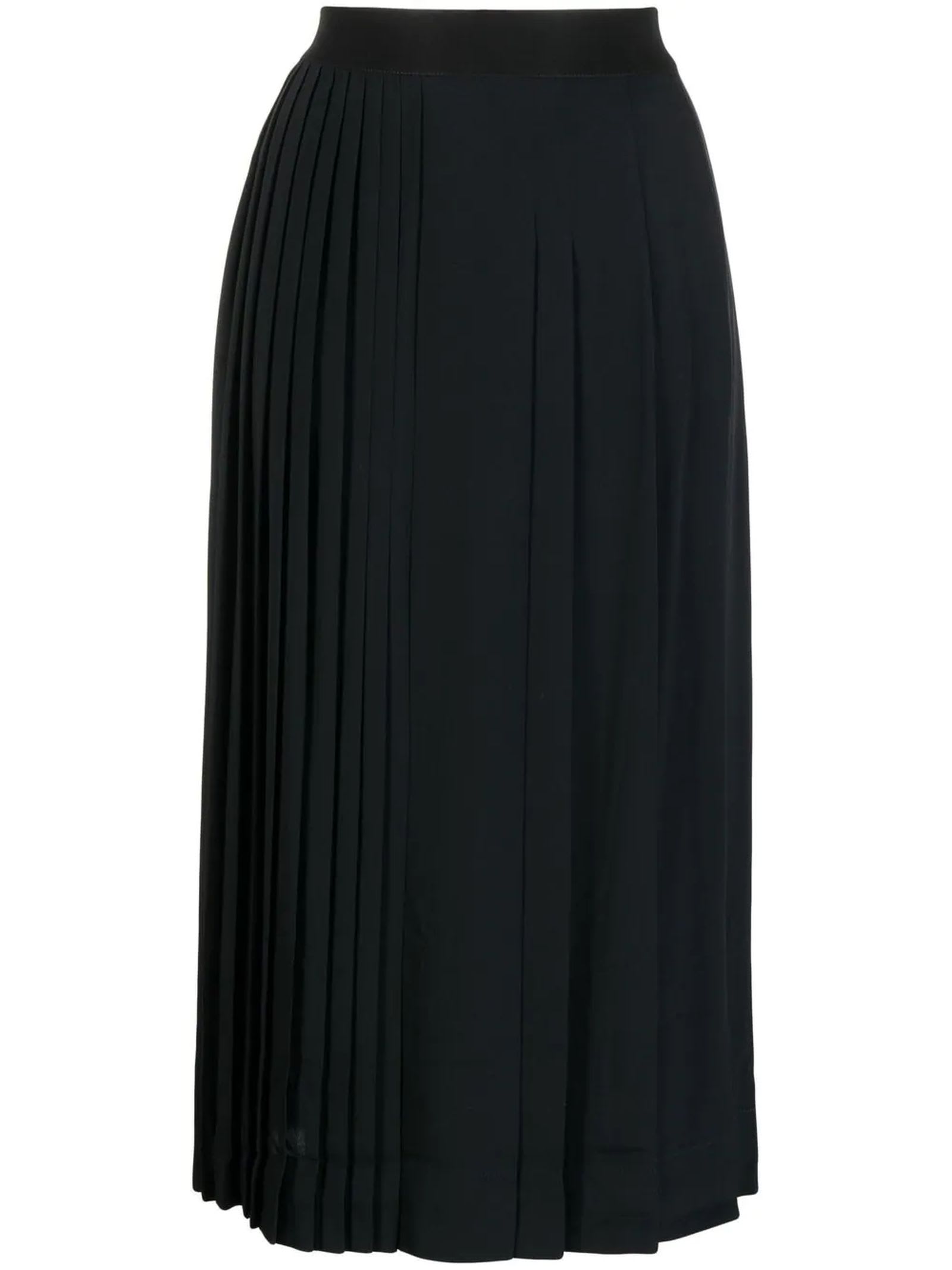 N.21 Black Silk Blend Skirt