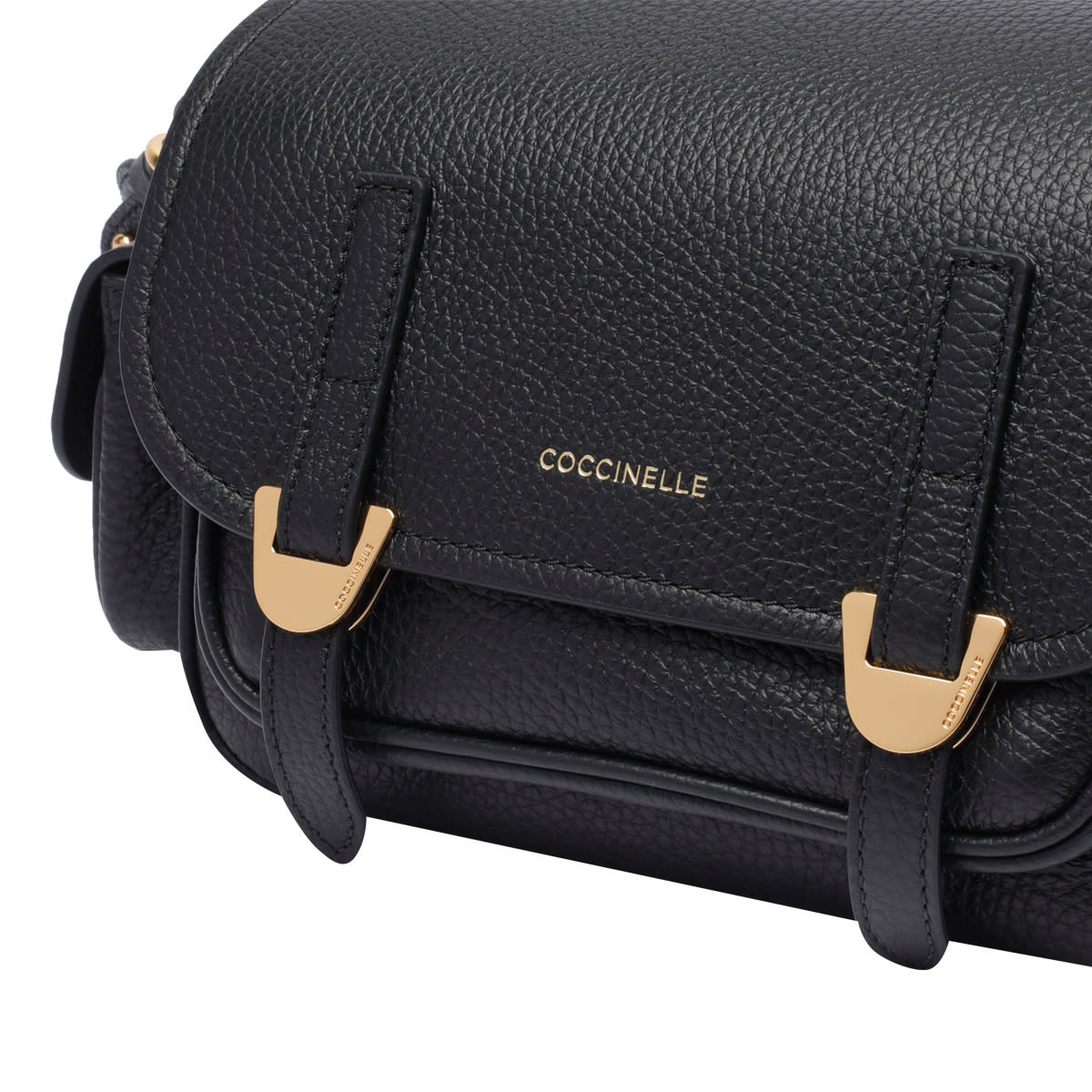 Shop Coccinelle Campus Small Crossbody Bag In Black