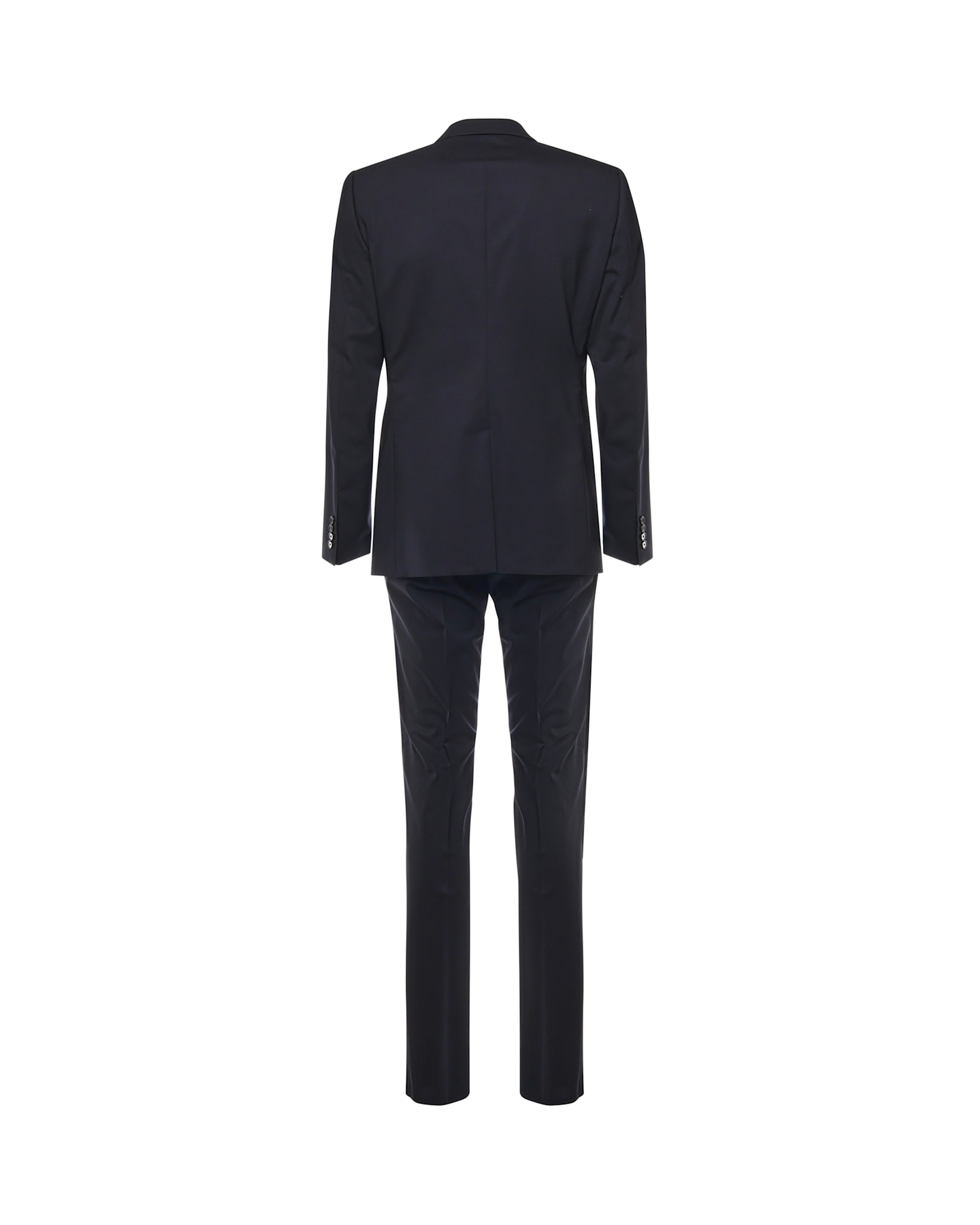 Dolce & Gabbana Double-button Single-breasted Suit In Blue