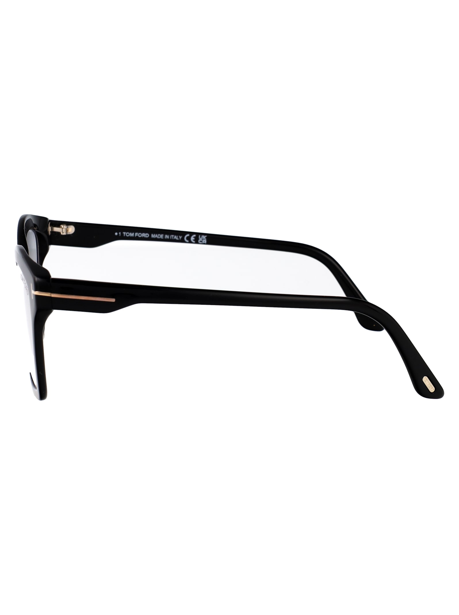 Tom Ford Nero Lucido Acetate Glasses In Black