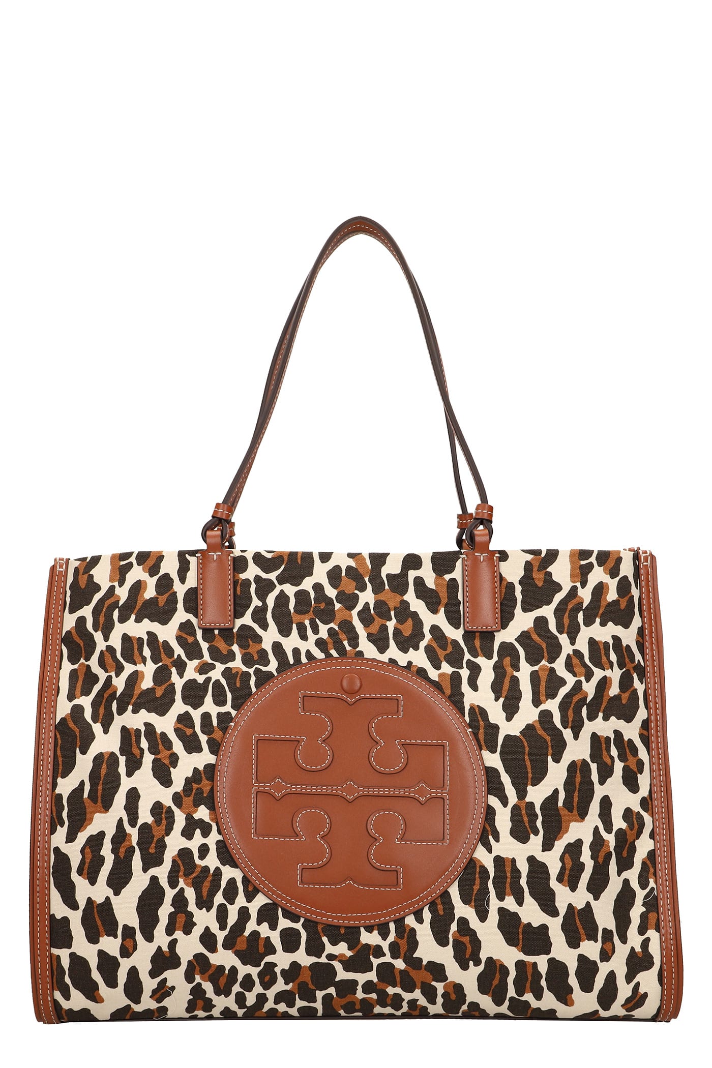 Tory Burch Tote In Animalier Cotton