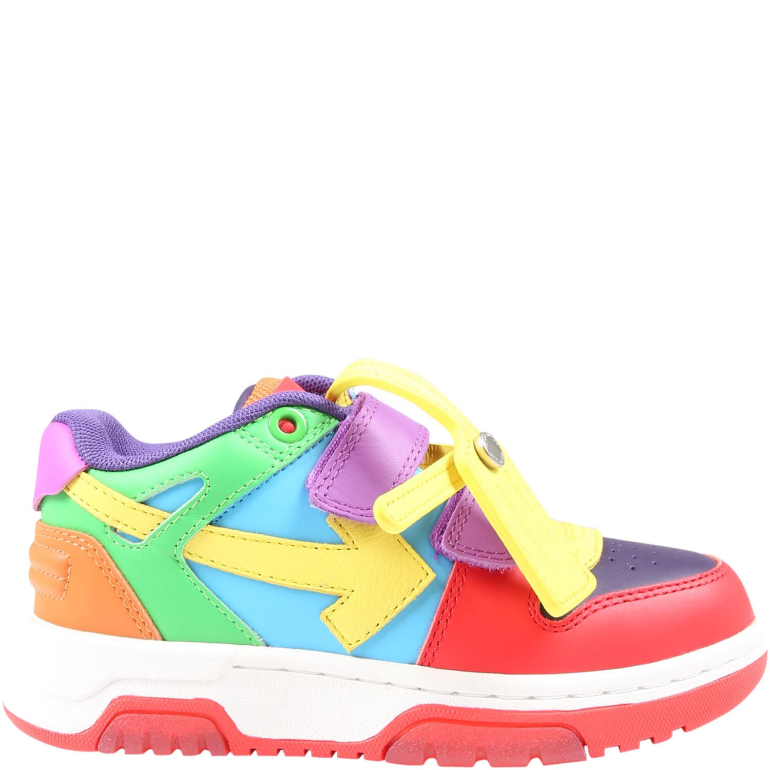 Off-White Multicolor out Of Office Sneakers For Girl