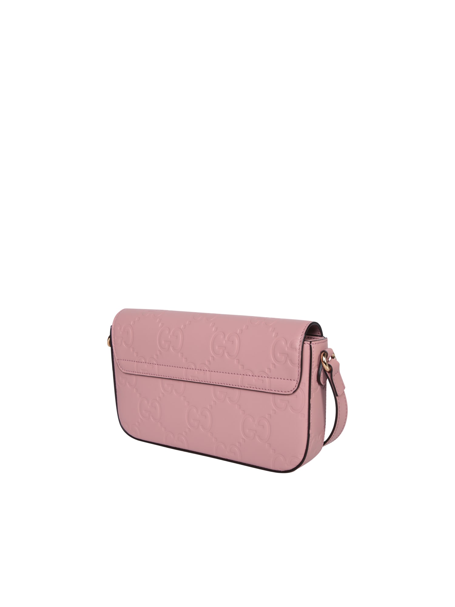Shop Gucci Gilbert Monogram Pink Bag