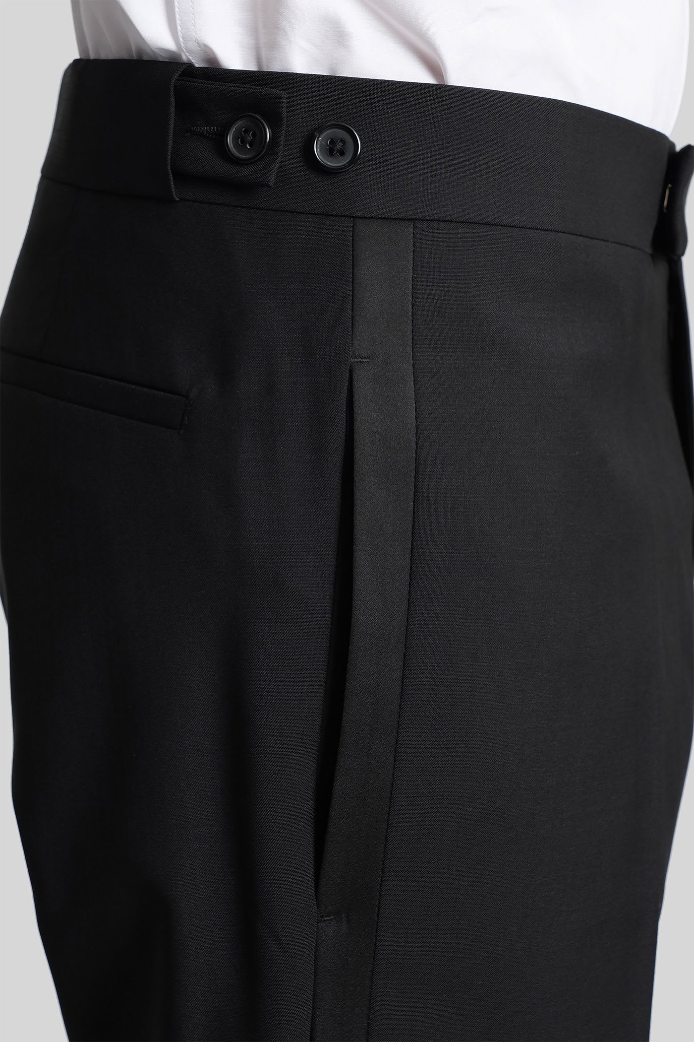 Paul Smith Pants In Black Wool In Black