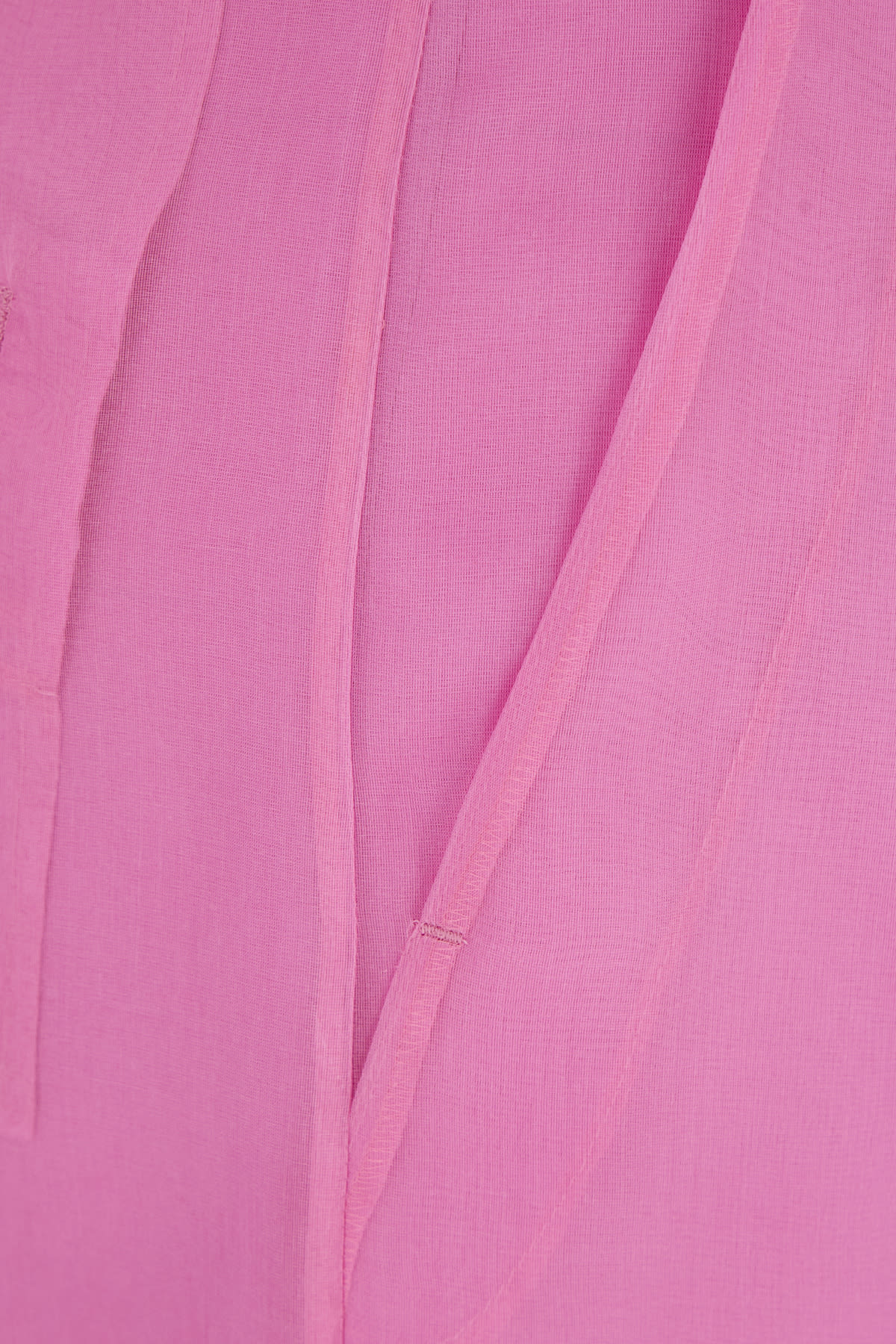 MAX MARA FUCHSIA ORGANZA PALAZZO PANTS 