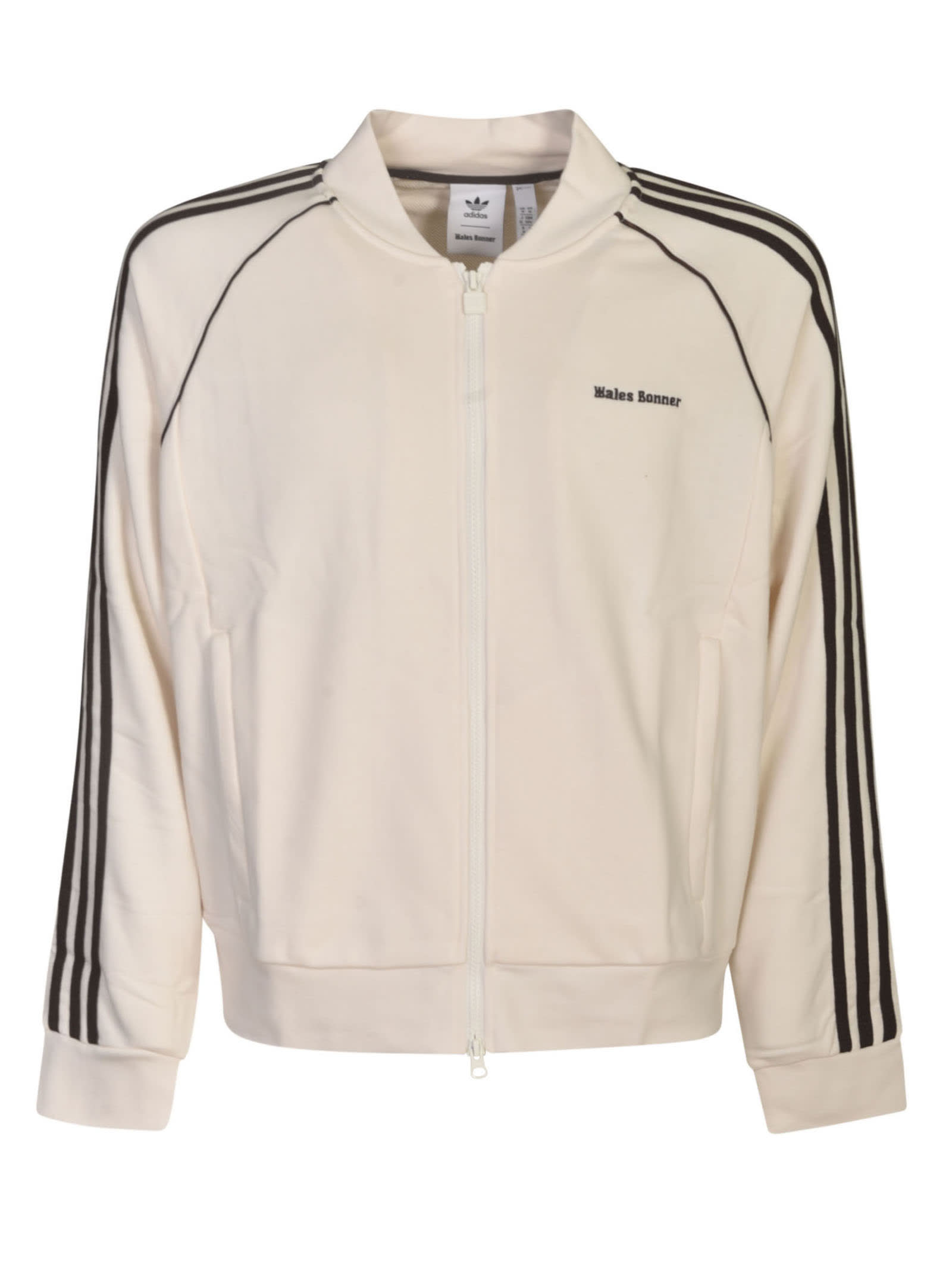 Adidas Originals By Wales Bonner Stripe Jacket In White