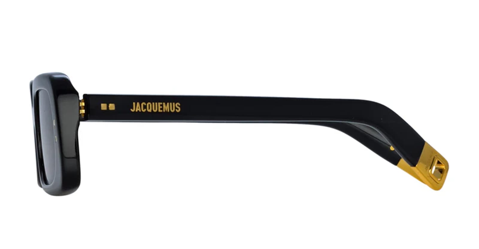 Shop Jacquemus Azzurro - Black Sunglasses In C1