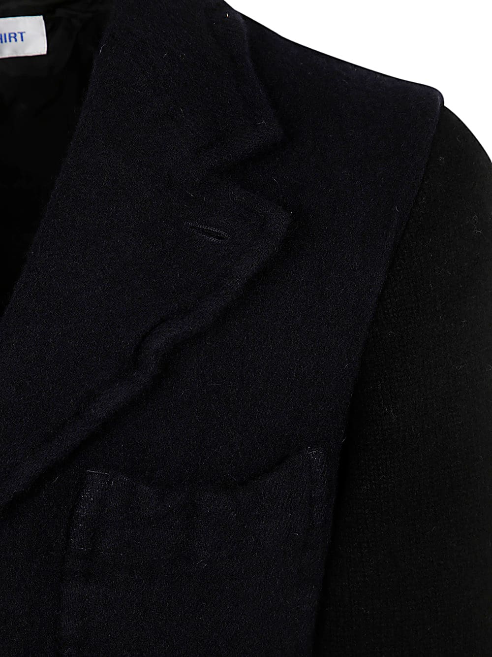 Shop Comme Des Garçons Shirt Mens Jacket Woven In Navy