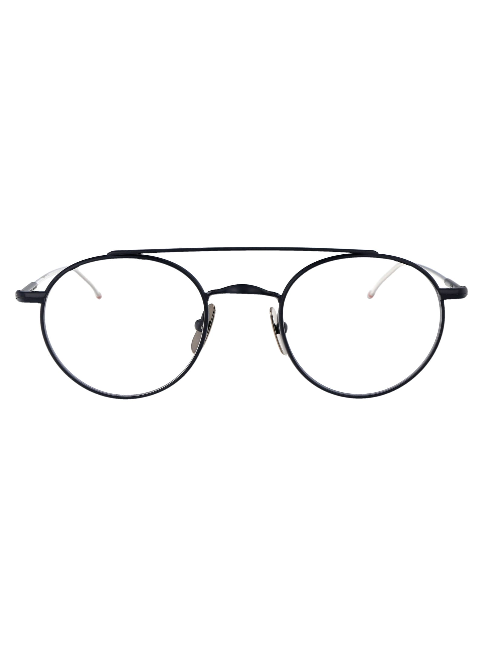 Shop Thom Browne Ueo101a-g0001-410-49 Glasses In 410 Dark Navy