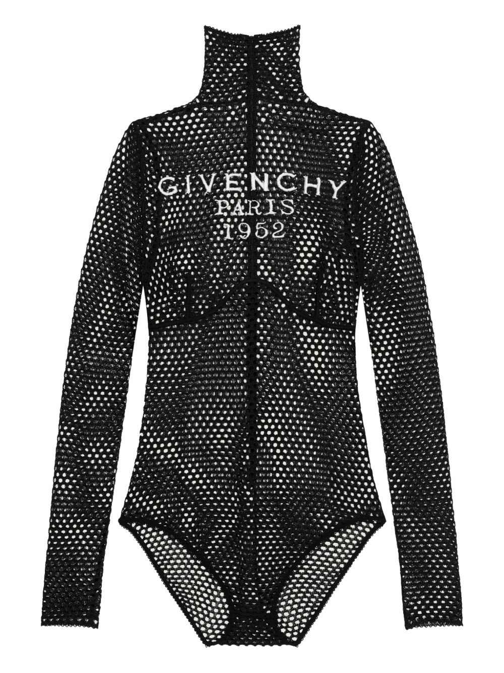 Givenchy High-neck Bodysuit In Black