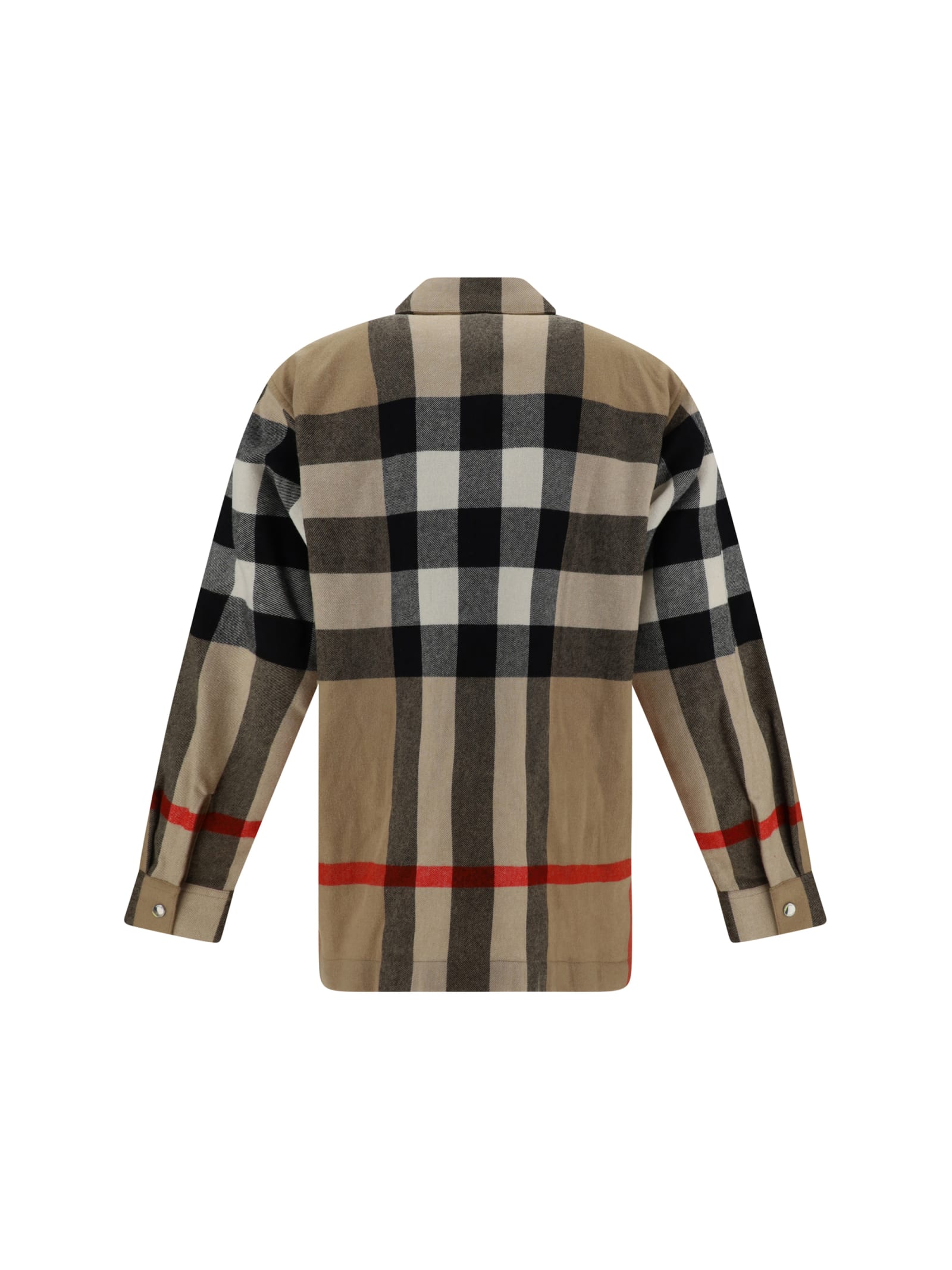 Shop Burberry Hague Casual Jacket In Archive Beige Ip Chk