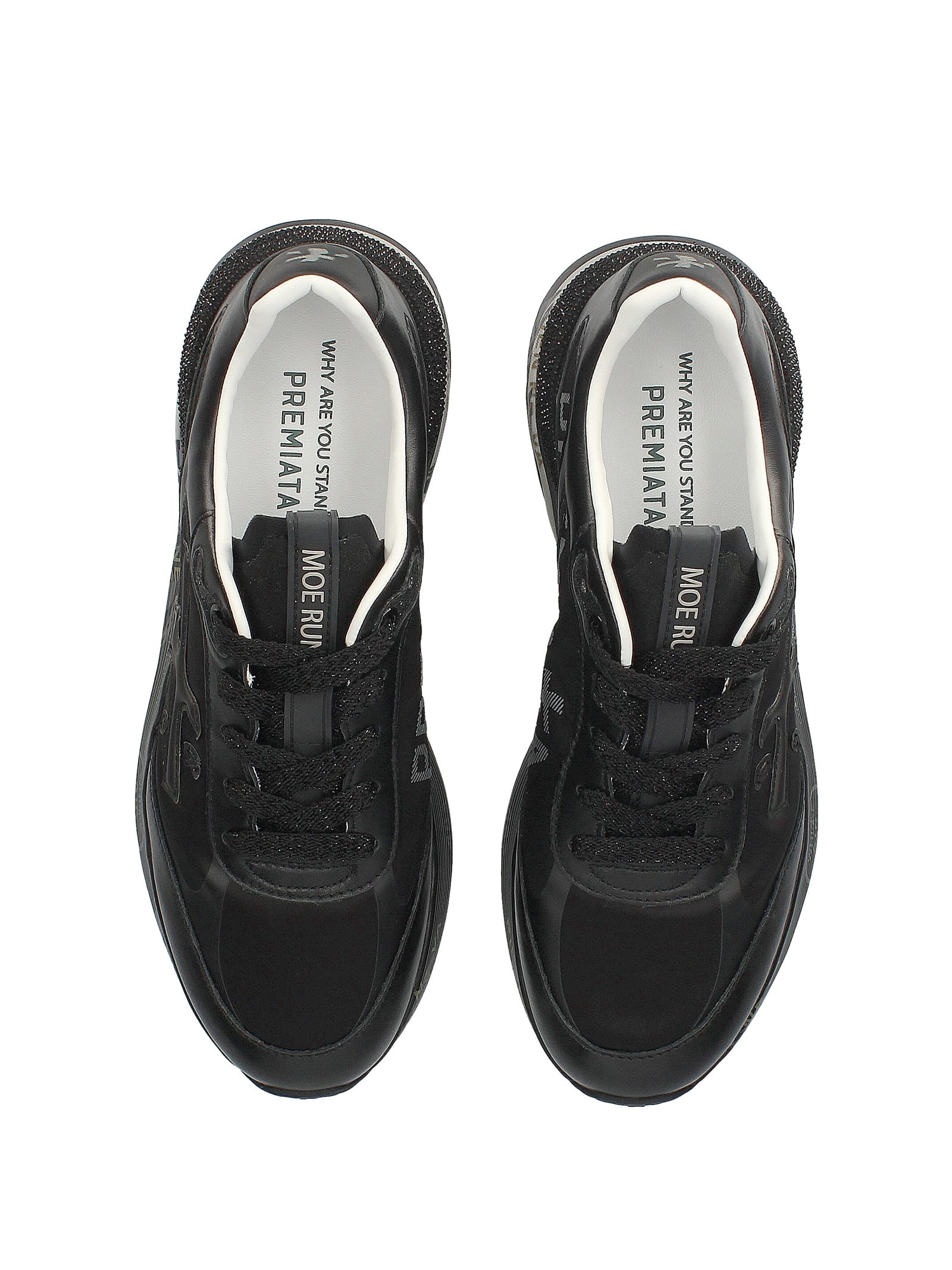 Shop Premiata Sneaker Moerund 7058 Black In Nero