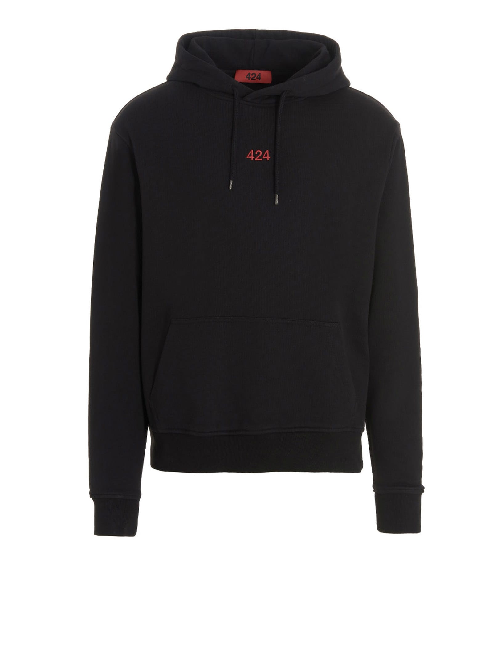 FourTwoFour on Fairfax Logo Embroidery Hoodie
