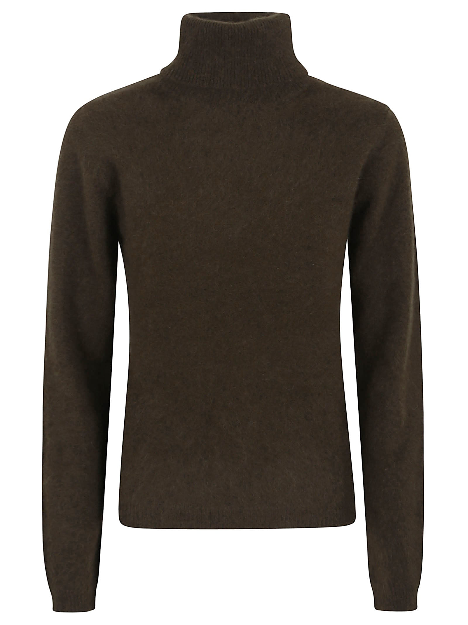 P.a.r.o.s.h Long-sleeved Turtleneck Sweater In Brown
