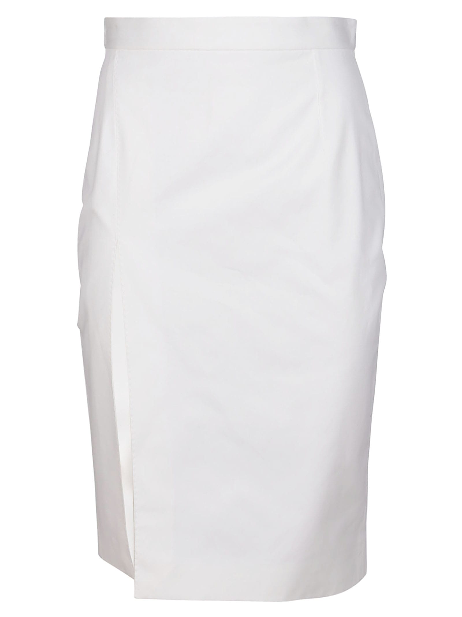 Dsquared2 White Cotton Skirt