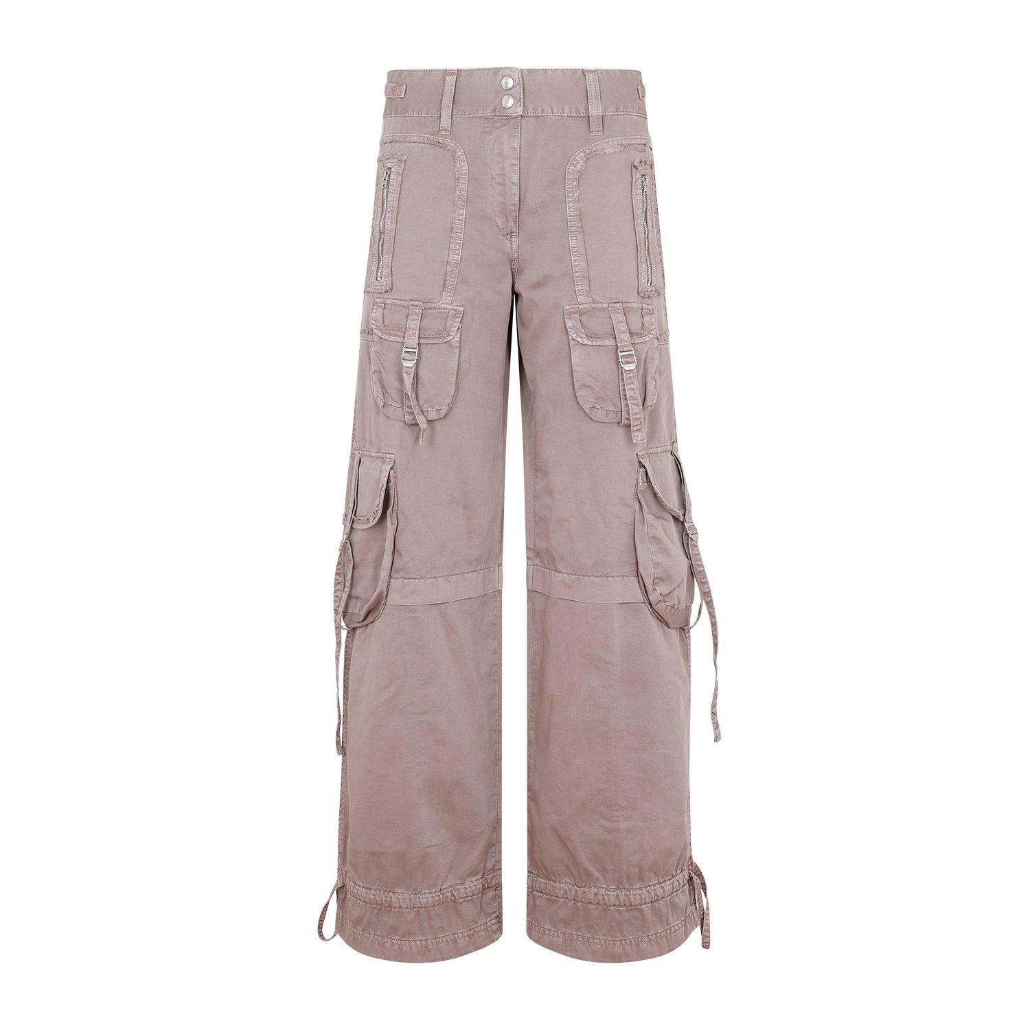 ACNE STUDIOS PANTS IN ROSE-PINK COTTON
